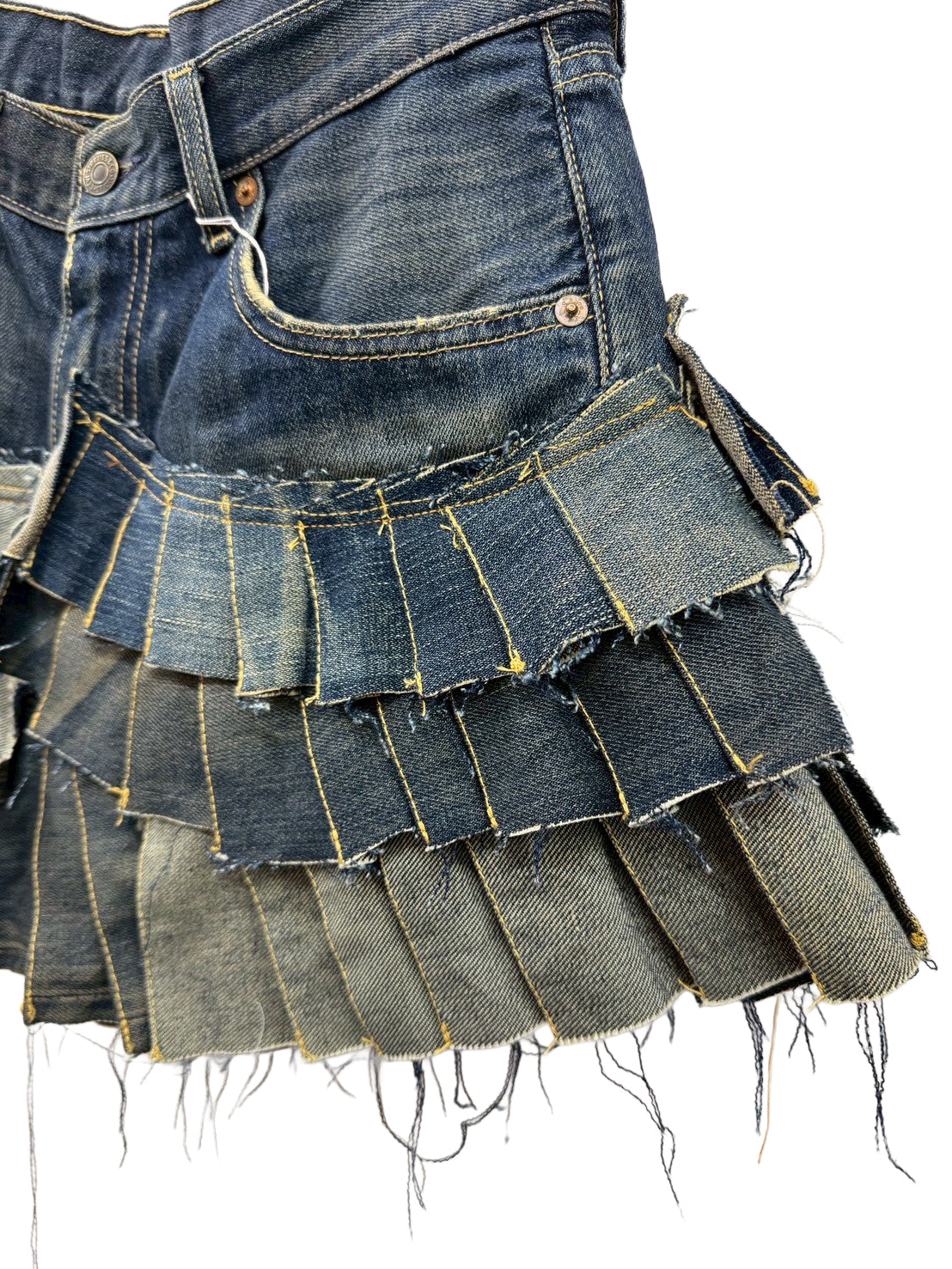 Denim frill skirt 　デニムフリルスカート RM-［2507-079］