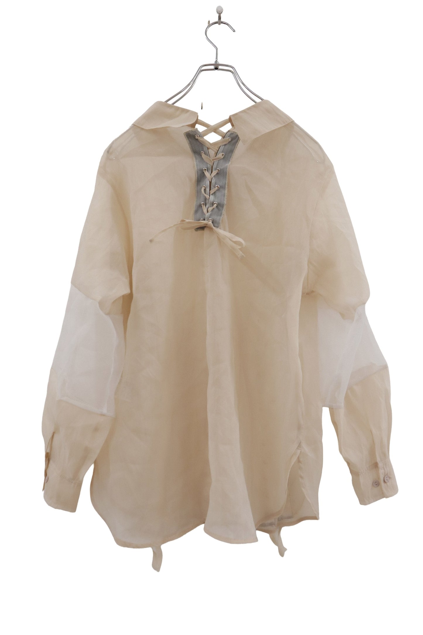 lace-up contemporary shirt/RM-［2607-042］