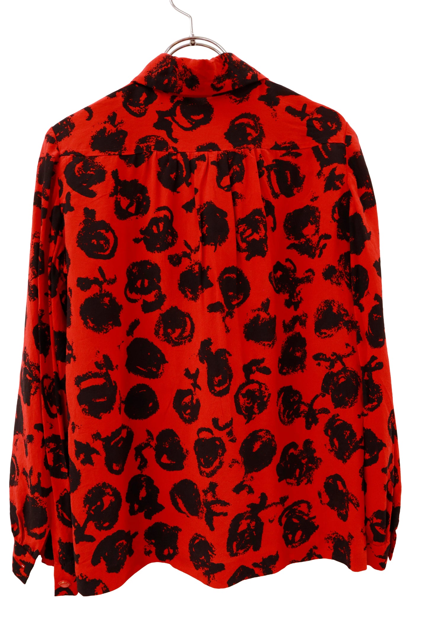 print shirt/NV-［2511-023］