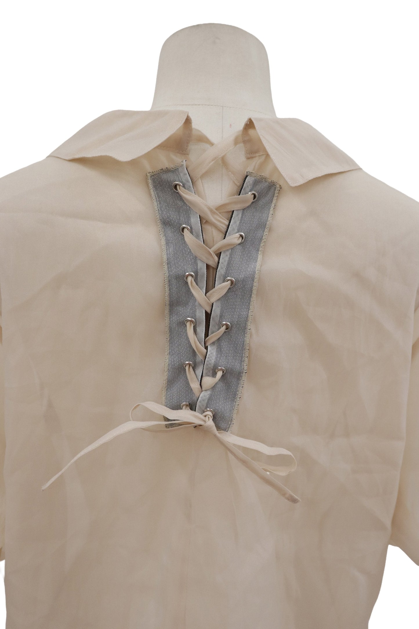 lace-up contemporary shirt/RM-［2607-042］
