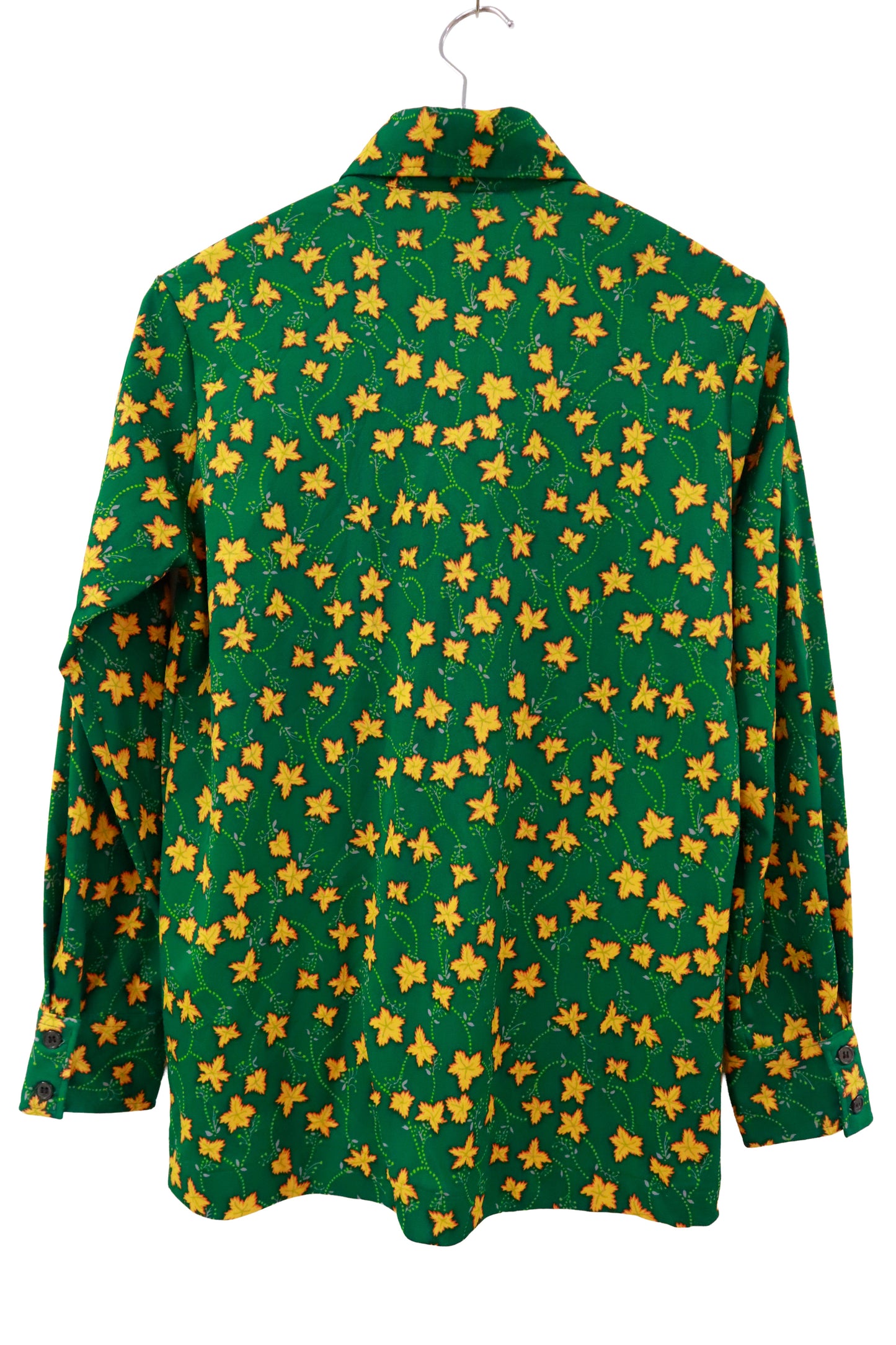 print polyester shirt/NV-［2511-055］