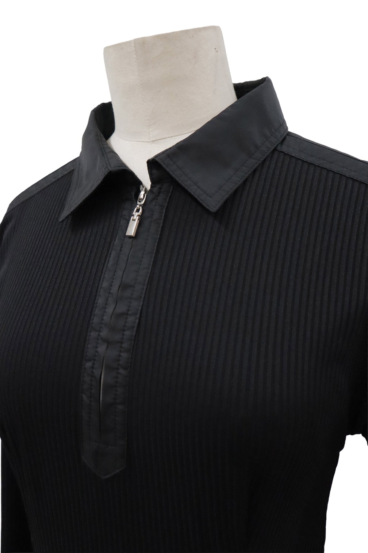 half zip rib tops/RM-［2608-036］