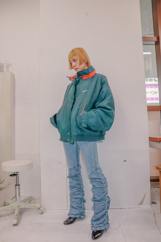 90's N◯KE nylon jacket "bootleg？"/NV-［2511-130］