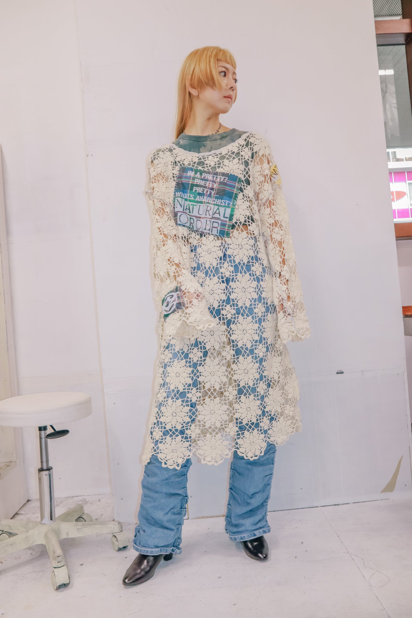 lace punk one-piece RM-［2511-047］