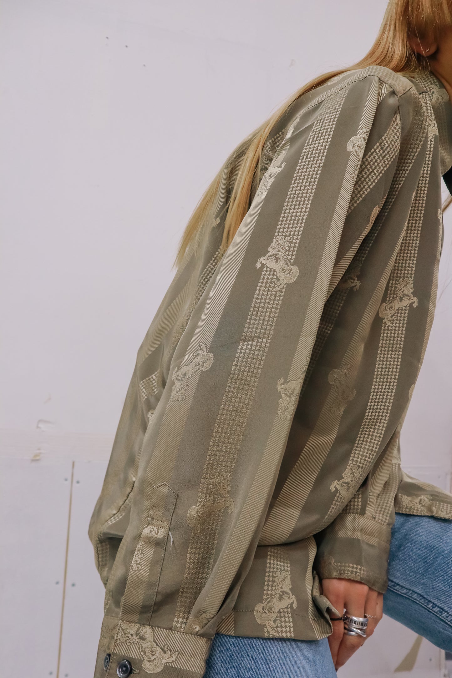 stripe shirt/NV-［2511-065］