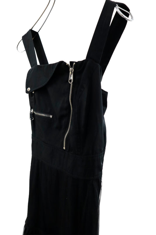 zip dress/U-［2605-001］