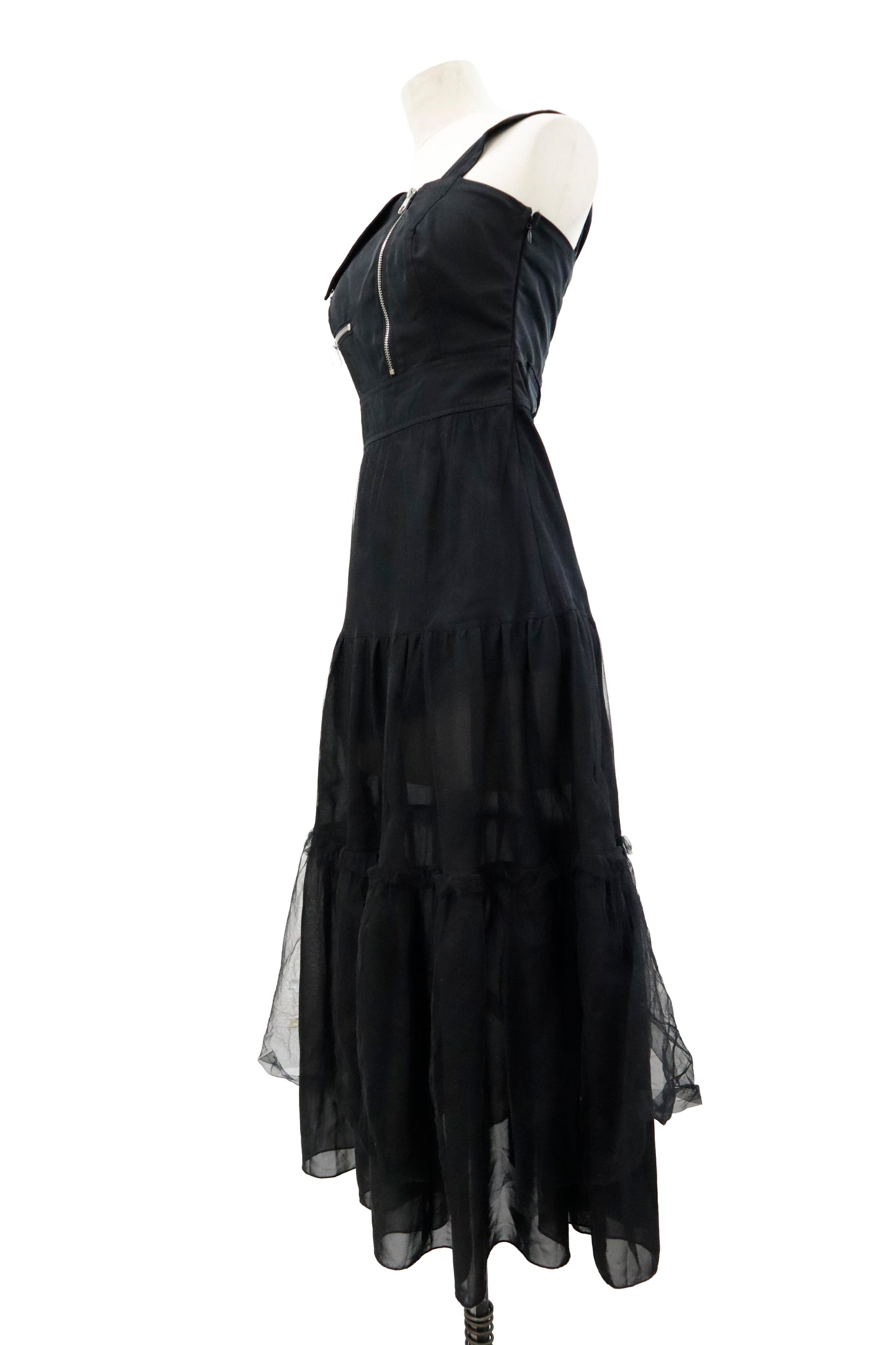 zip dress/U-［2605-001］