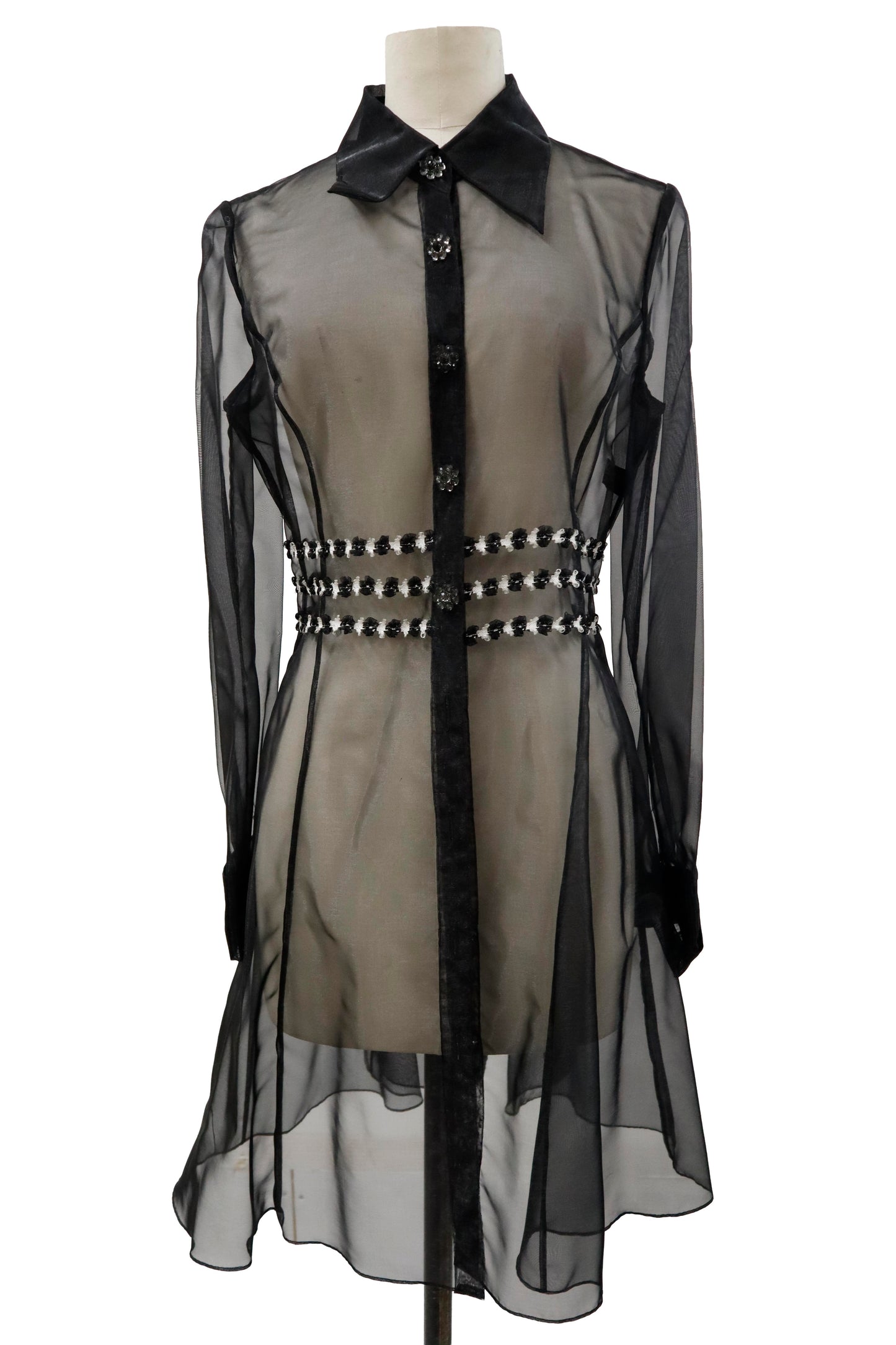 see-through shirt/U-［2605-002］