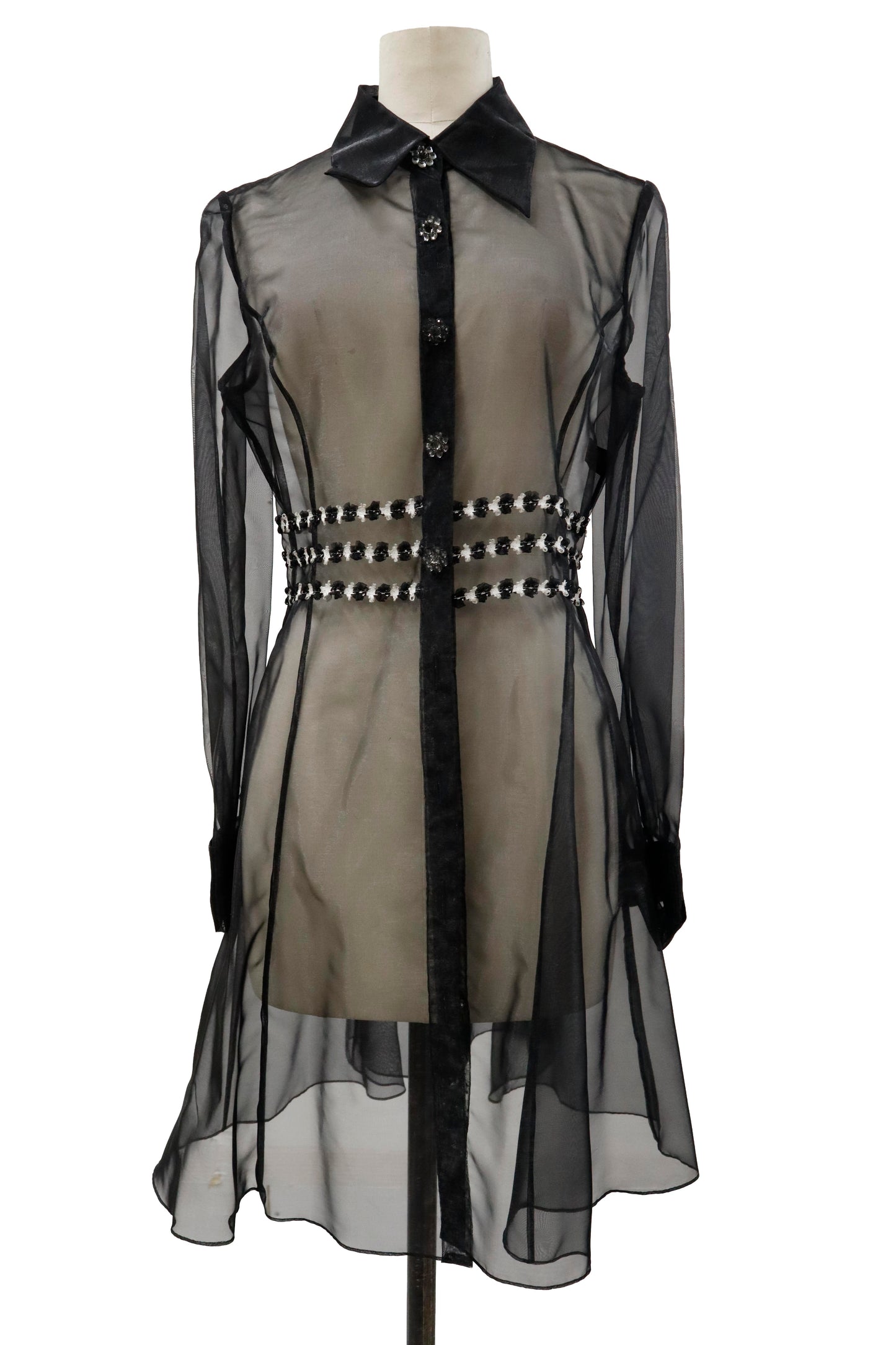 see-through shirt/U-［2605-002］