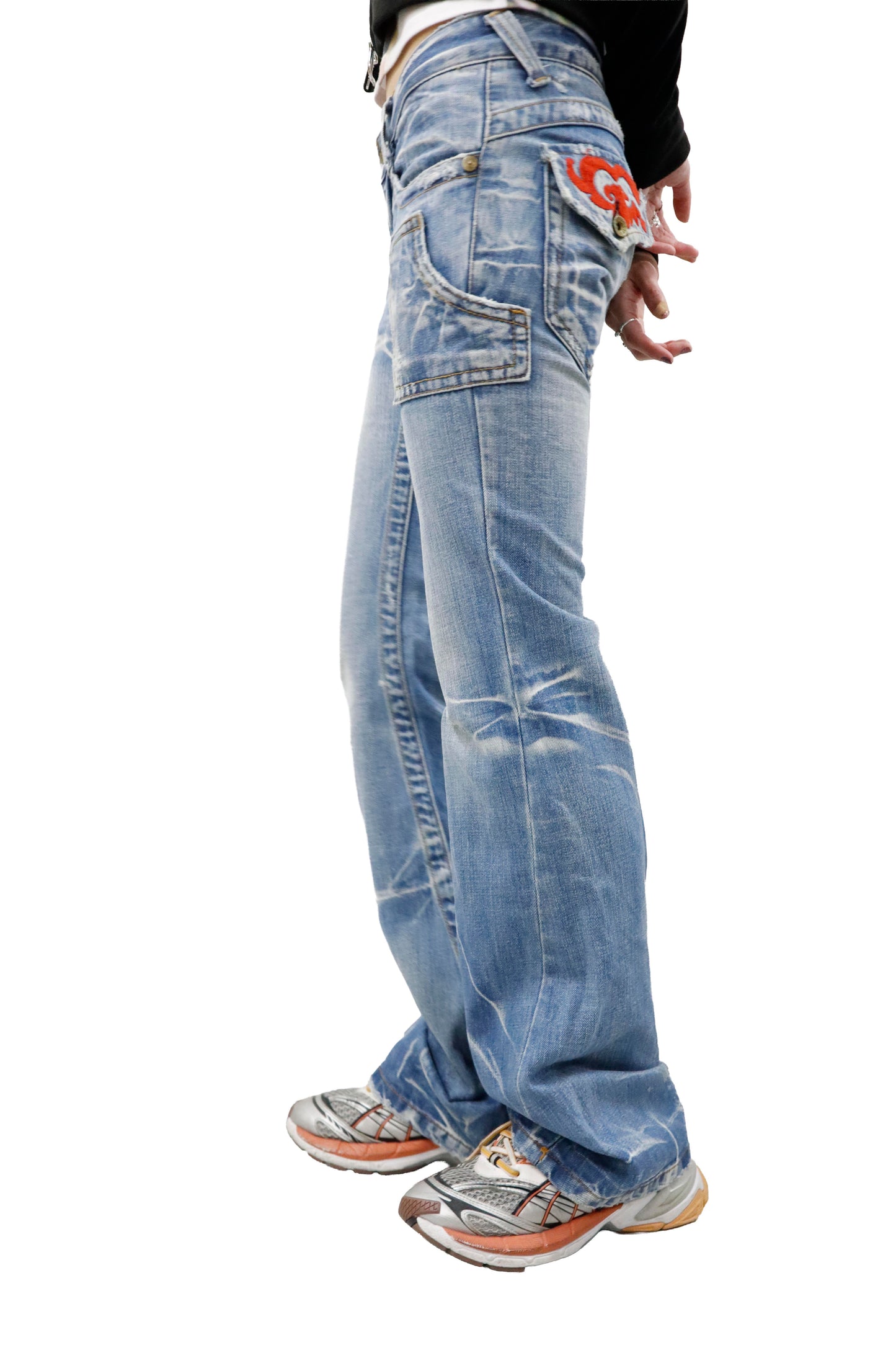 Y2K denim pants/U-［2605-003］