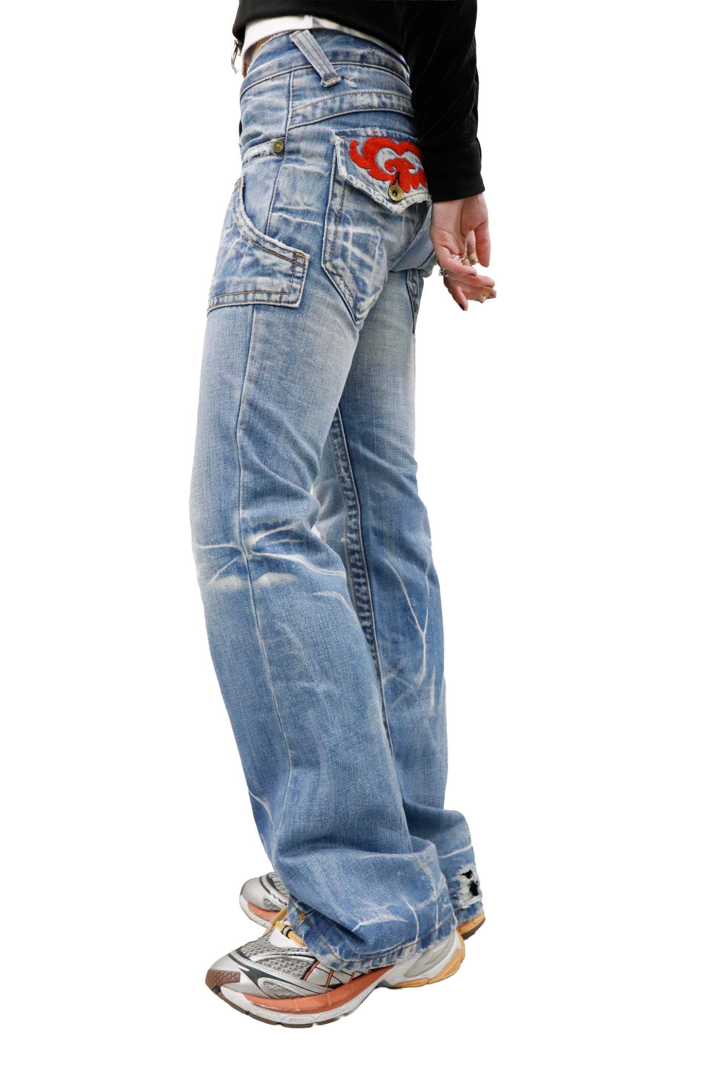 Y2K denim pants/U-［2605-003］