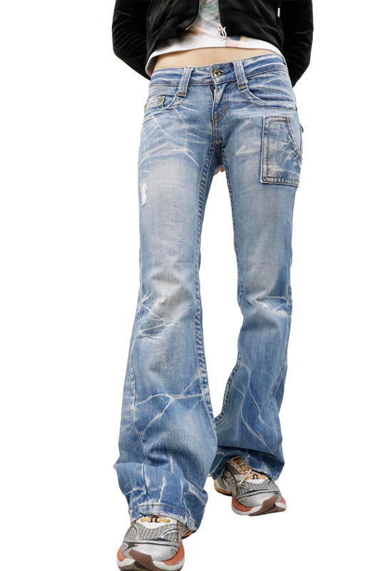 Y2K denim pants/U-［2605-003］