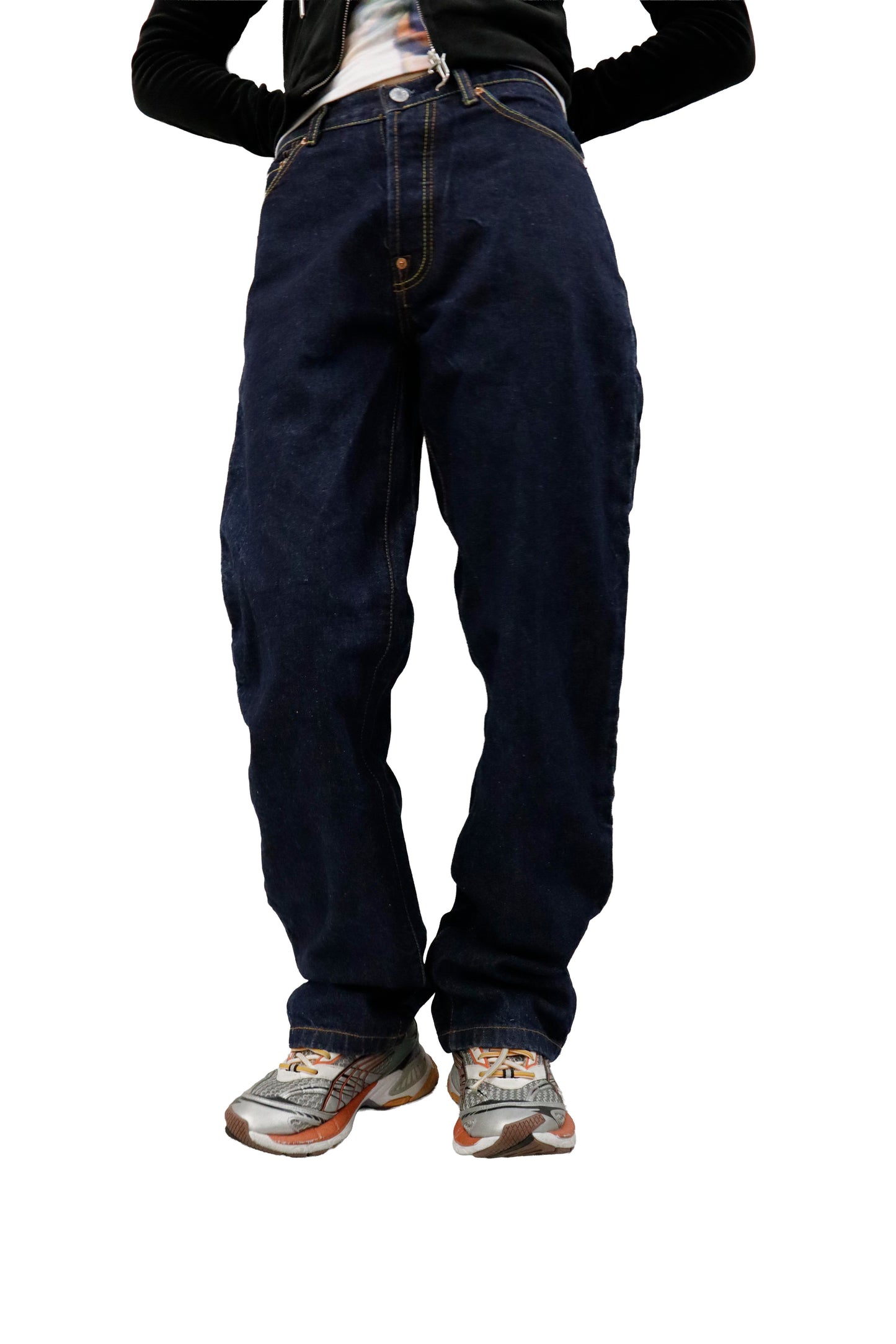 EVISU paint denim pants/U-［2605-004］