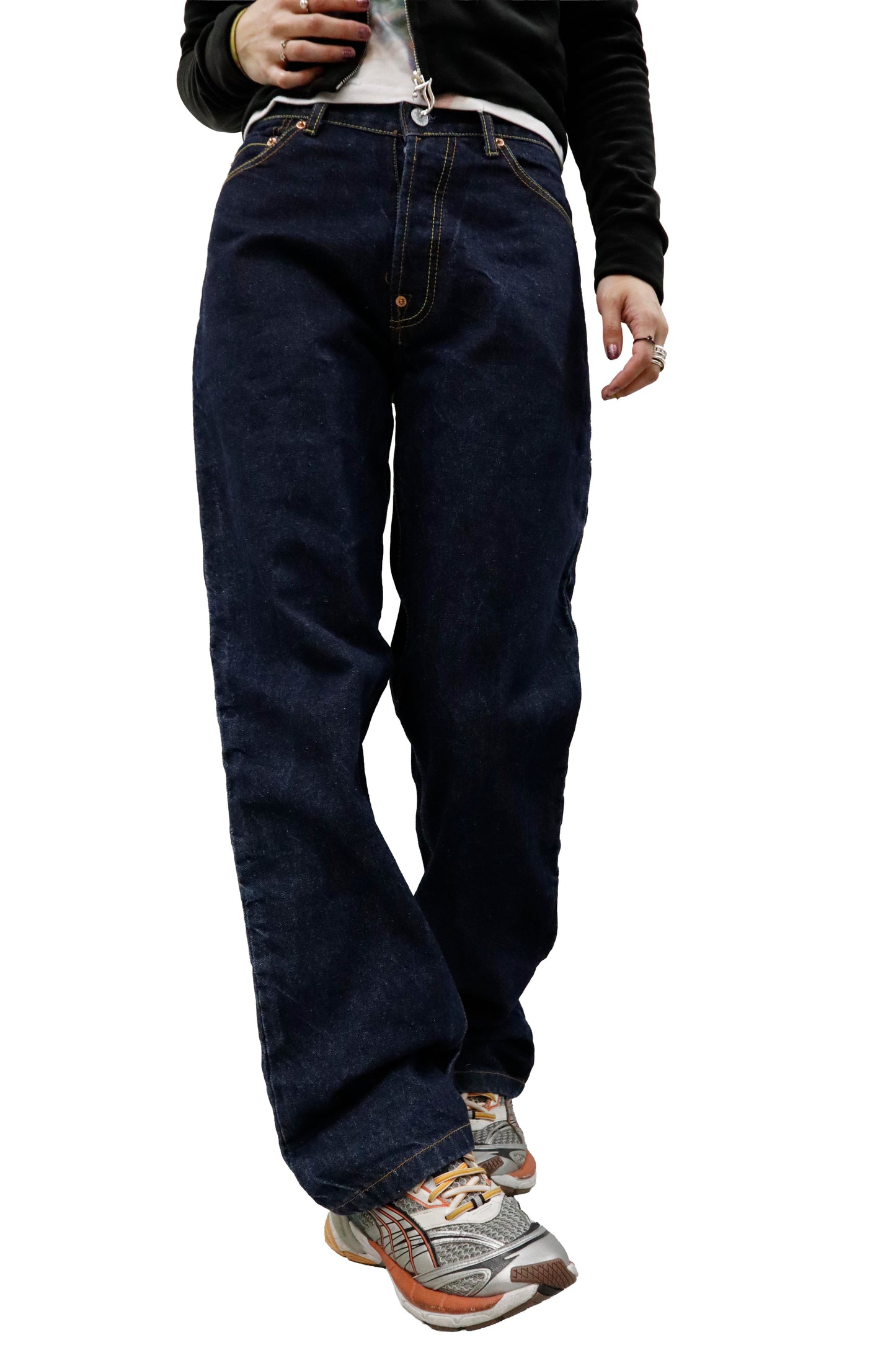 EVISU paint denim pants/U-［2605-004］
