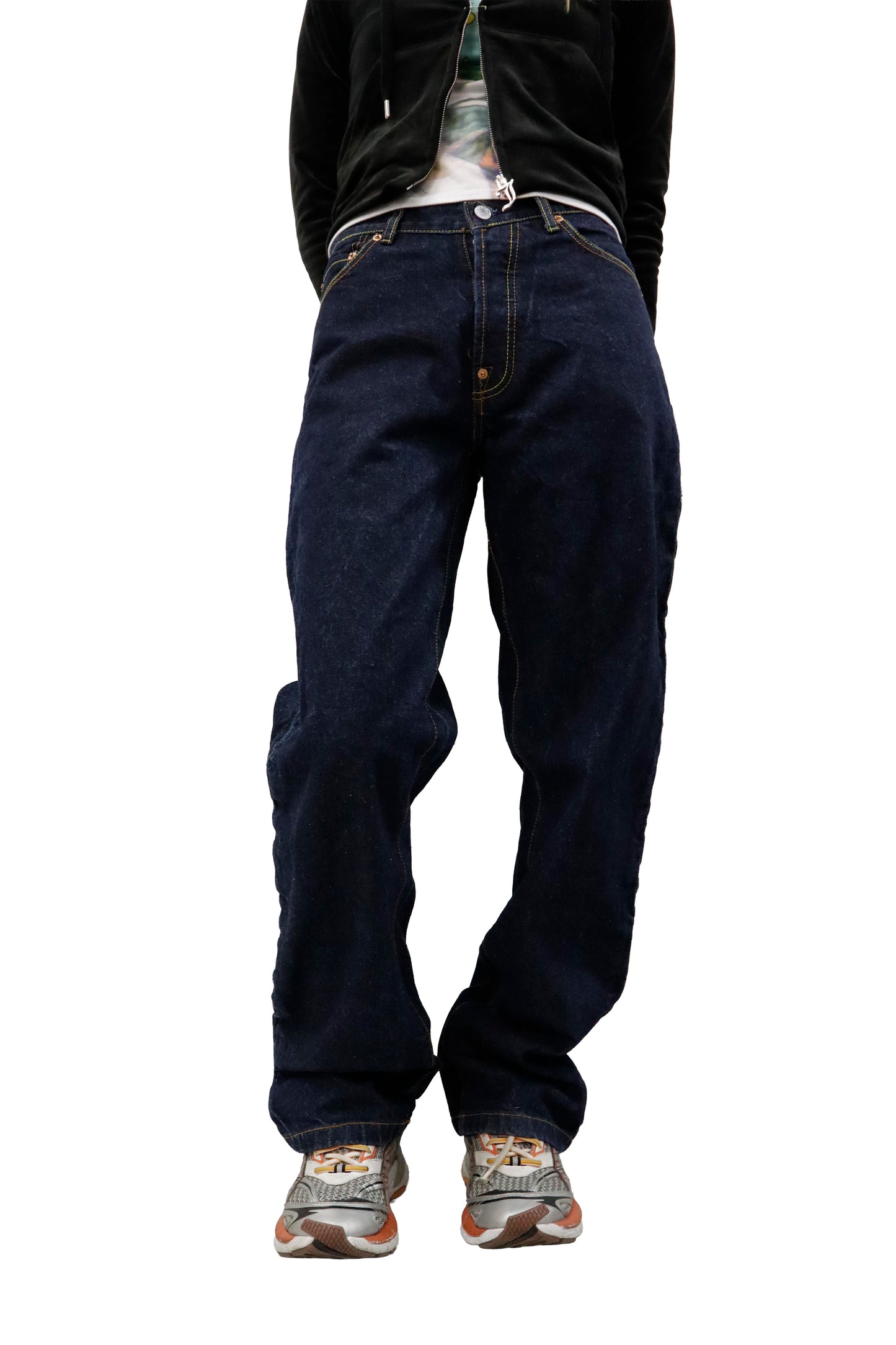 EVISU paint denim pants/U-［2605-004］