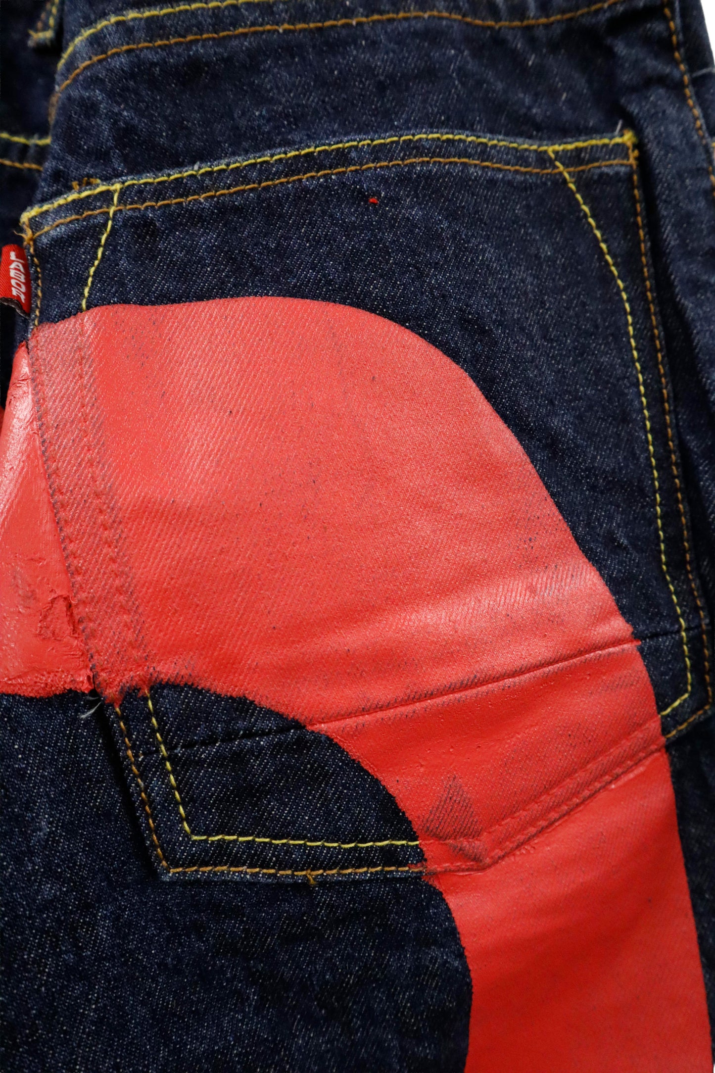 EVISU paint denim pants/U-［2605-004］
