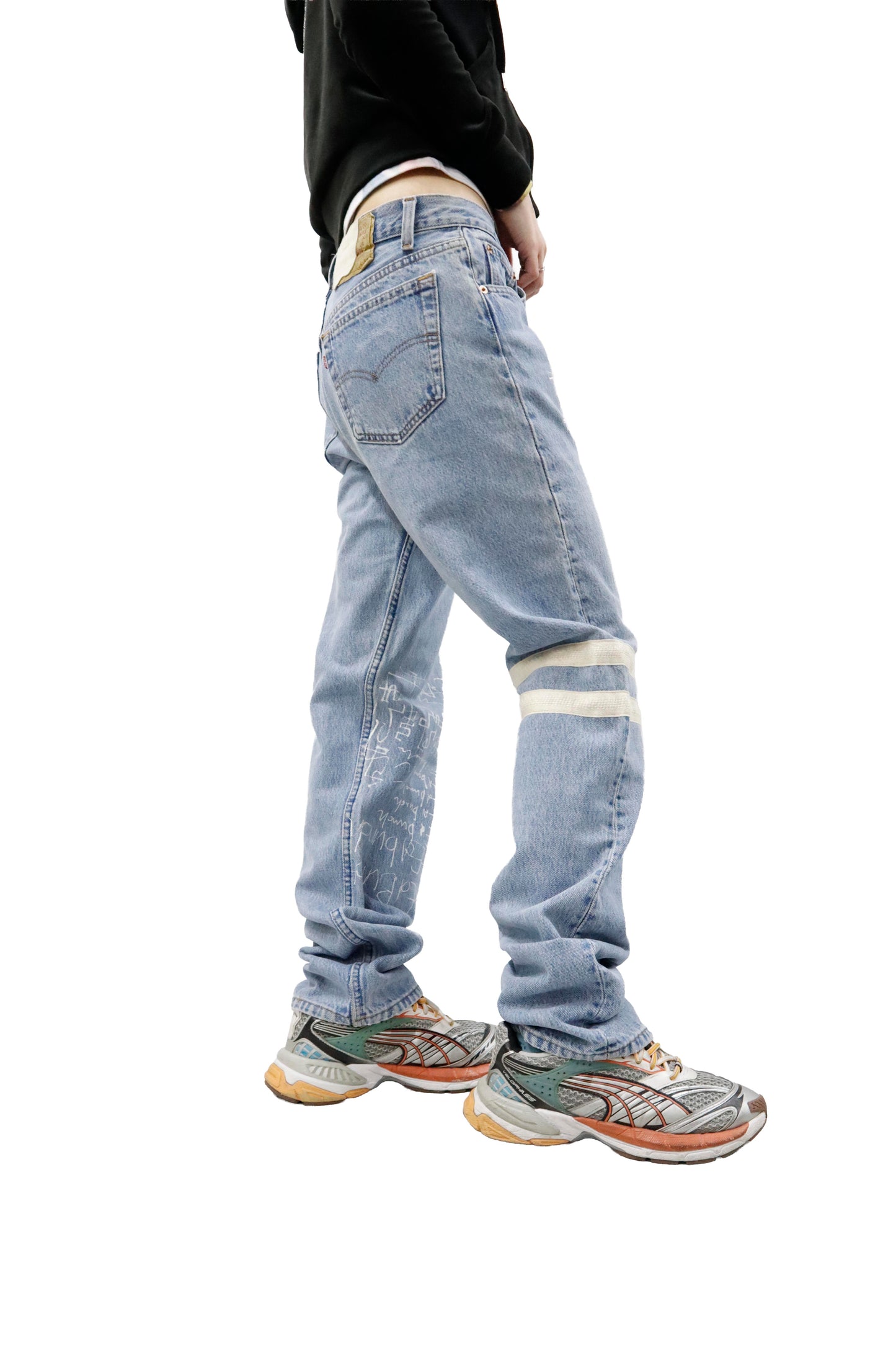 design denim pants/U-［2605-007］