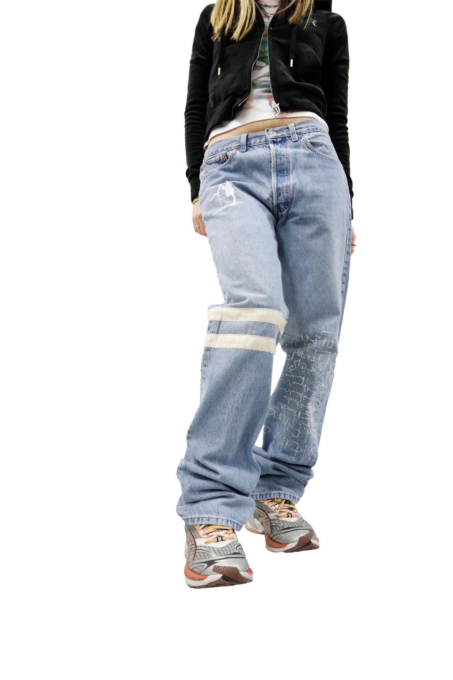design denim pants/U-［2605-007］