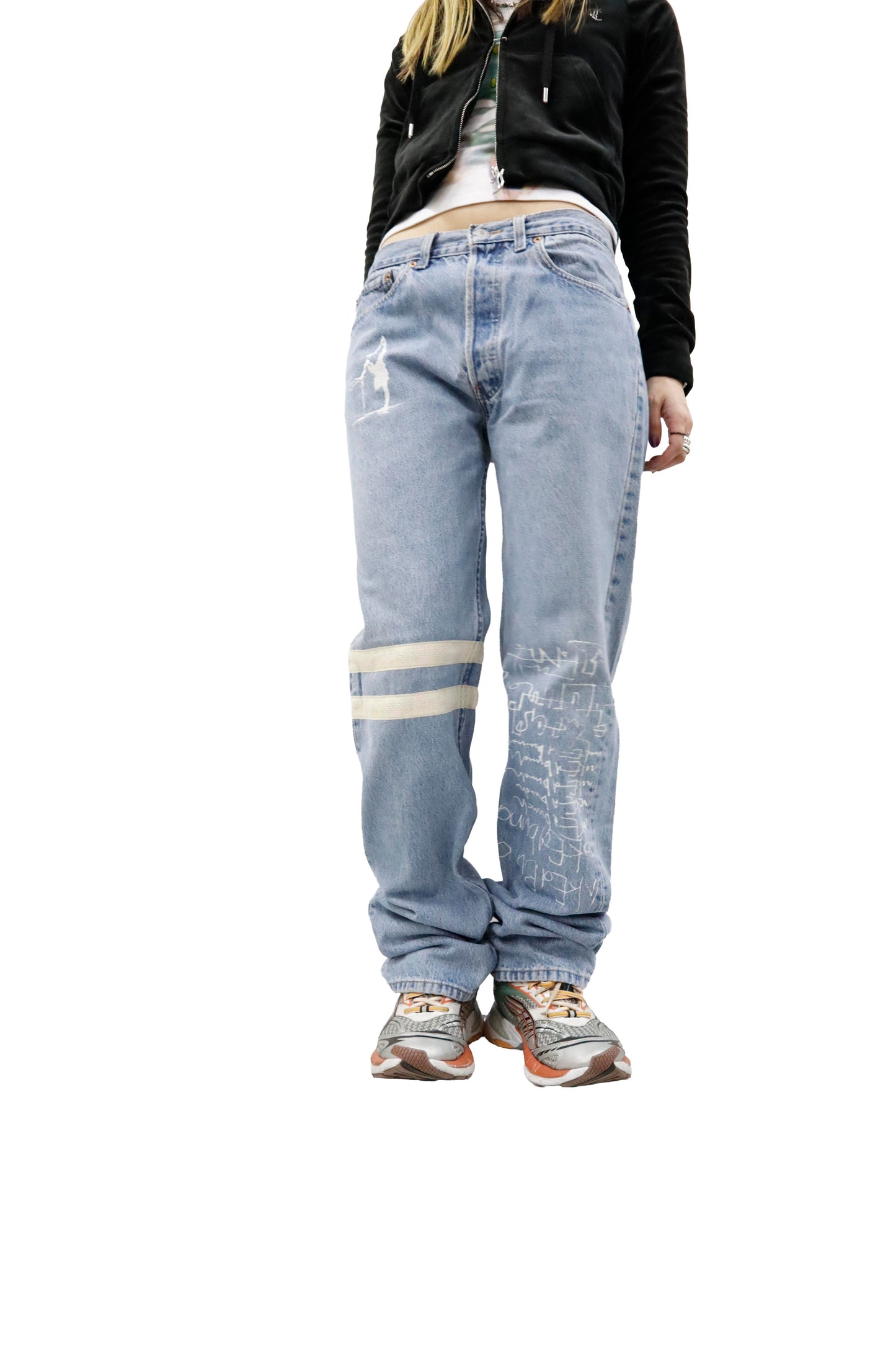 design denim pants/U-［2605-007］