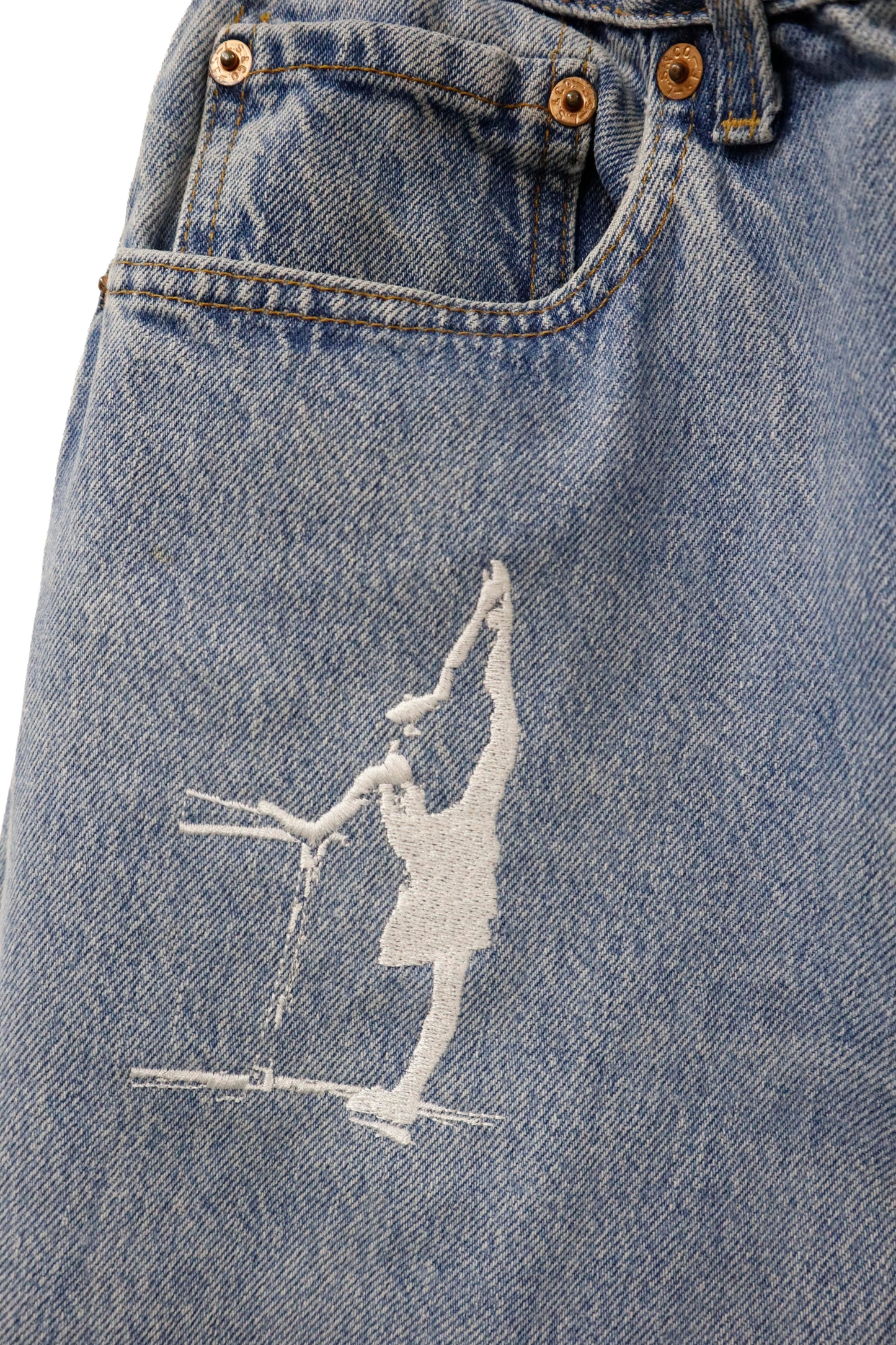 design denim pants/U-［2605-007］