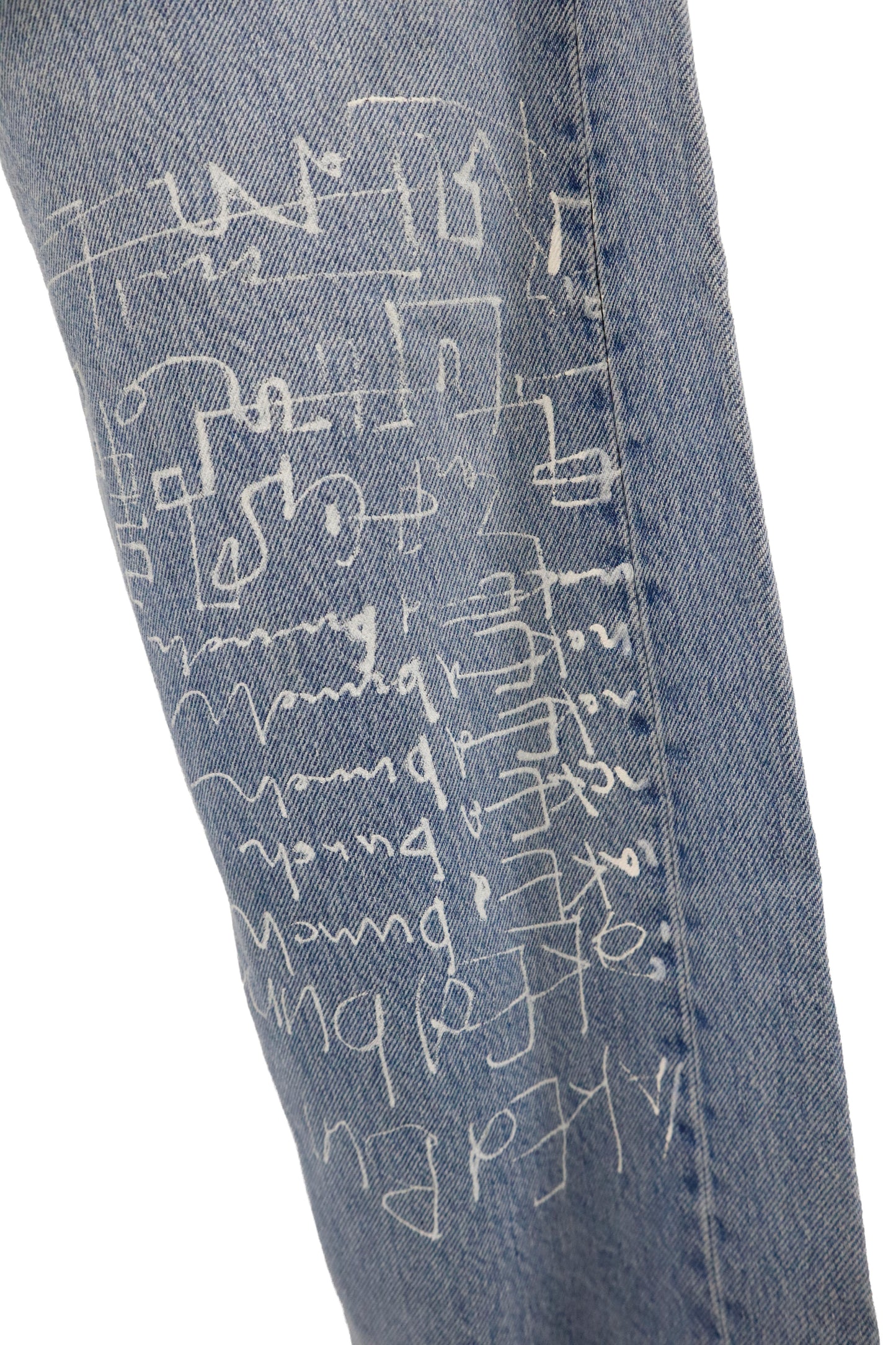 design denim pants/U-［2605-007］