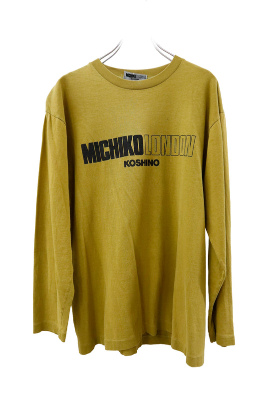 MICHIKO LONDON long-sleeved t-shirt/U-［2605-011］