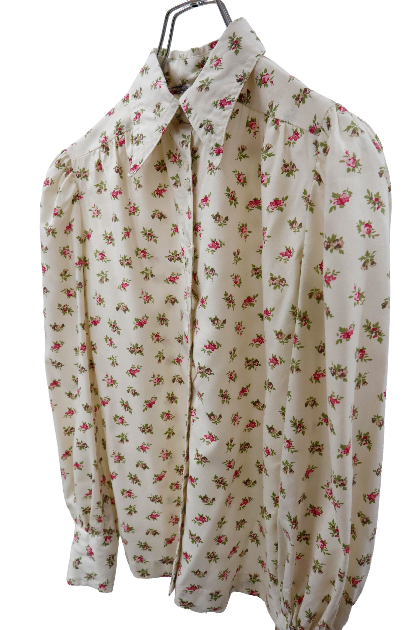 flower print shit/U-［2605-016］