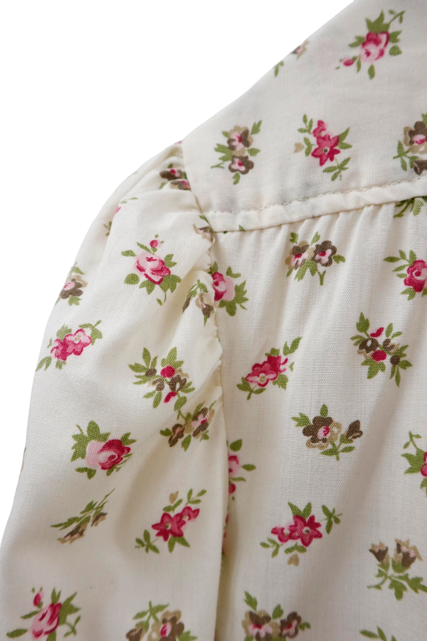 flower print shit/U-［2605-016］