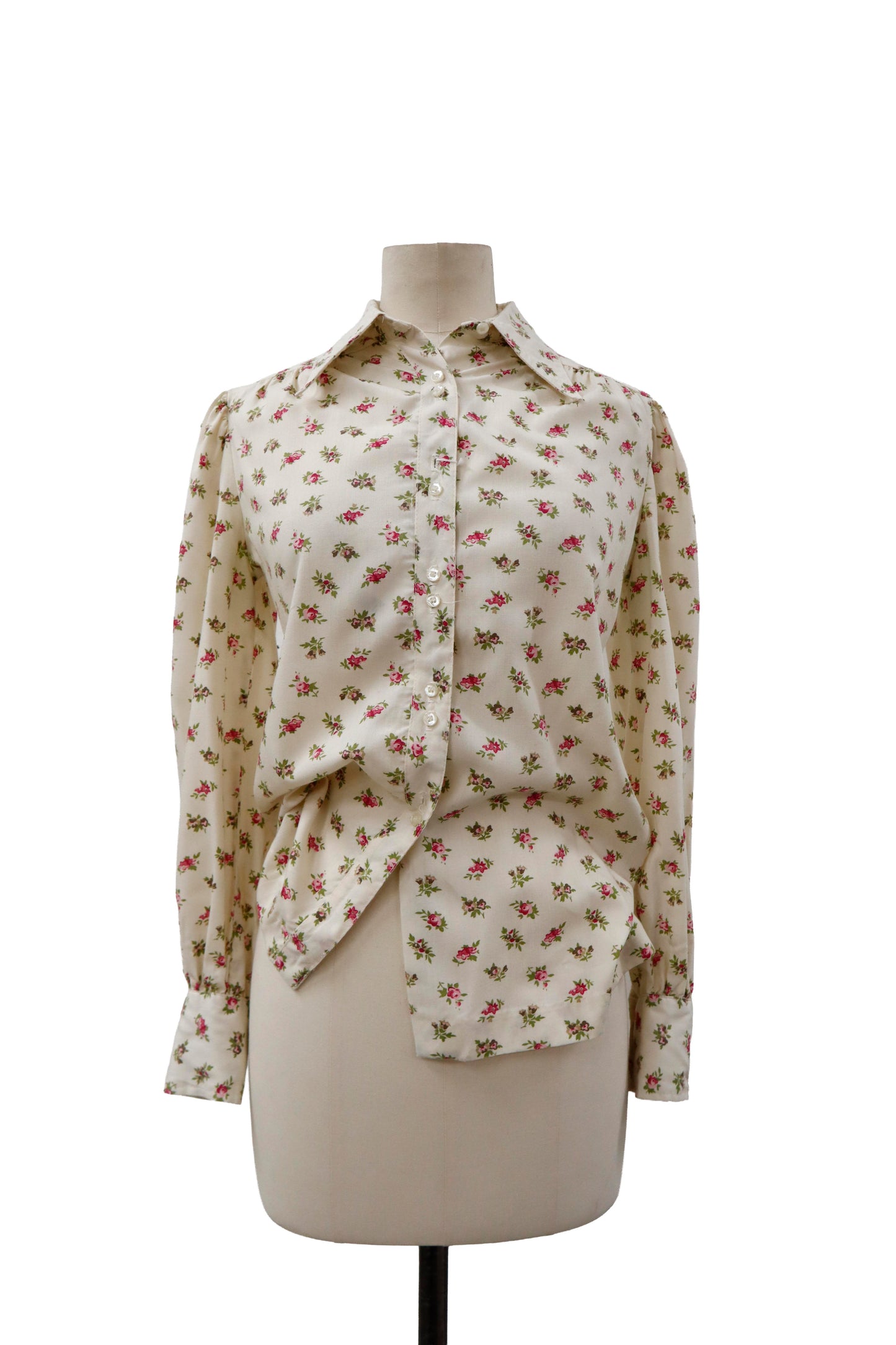 flower print shit/U-［2605-016］