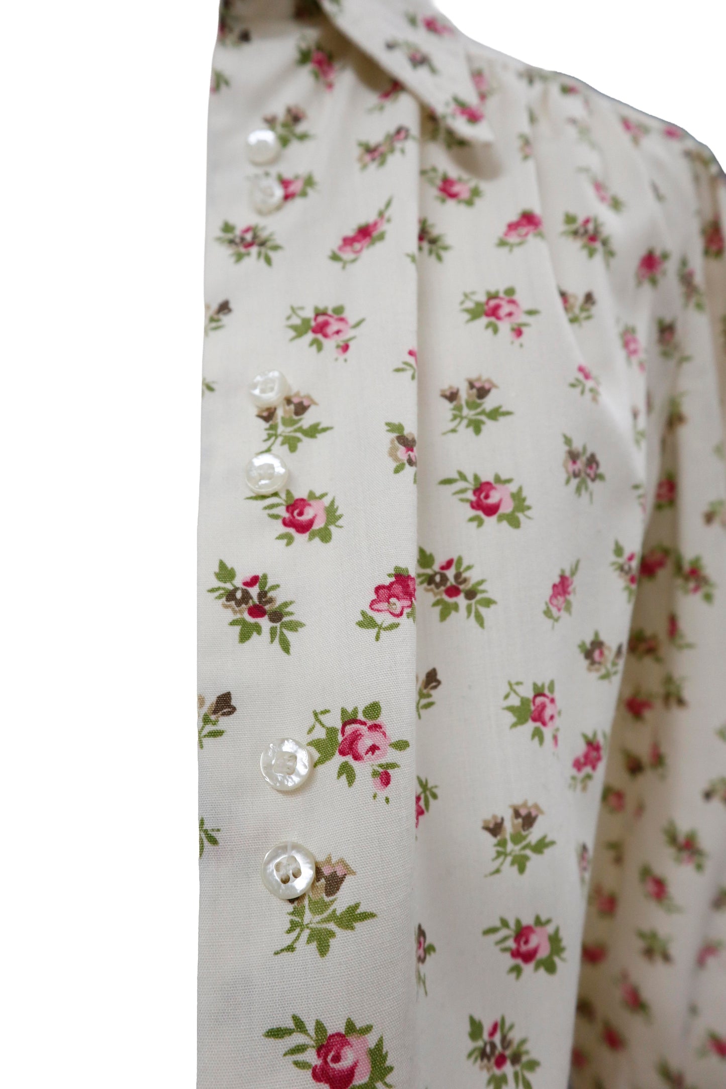 flower print shit/U-［2605-016］