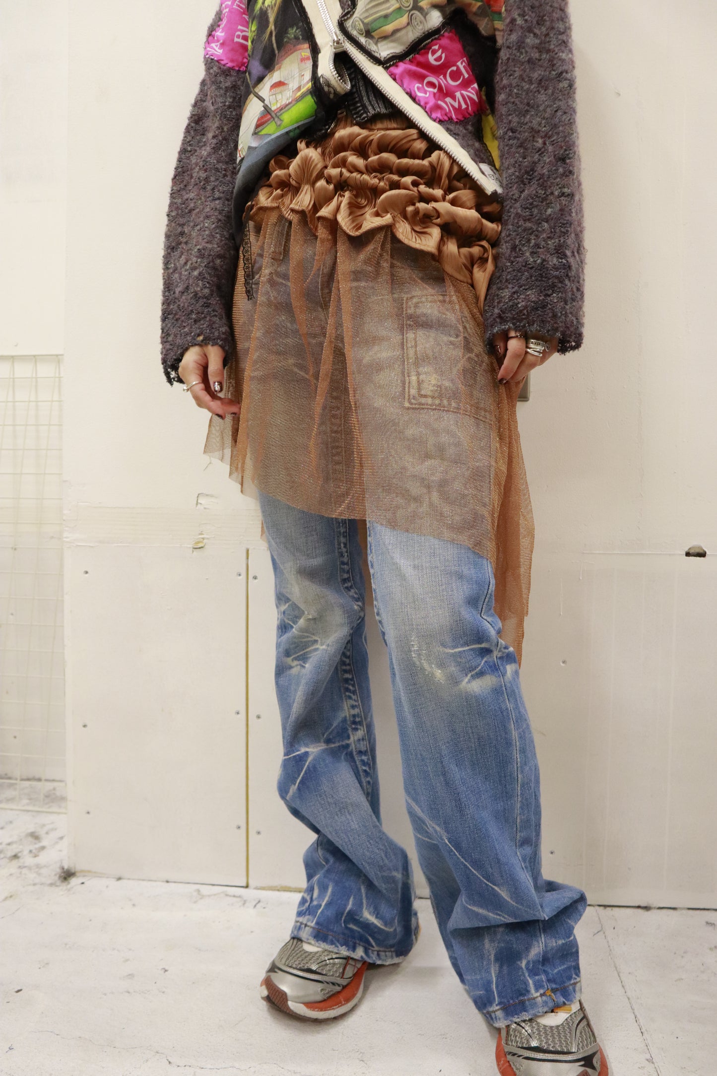 shirring skirt / RM-［2513-016］