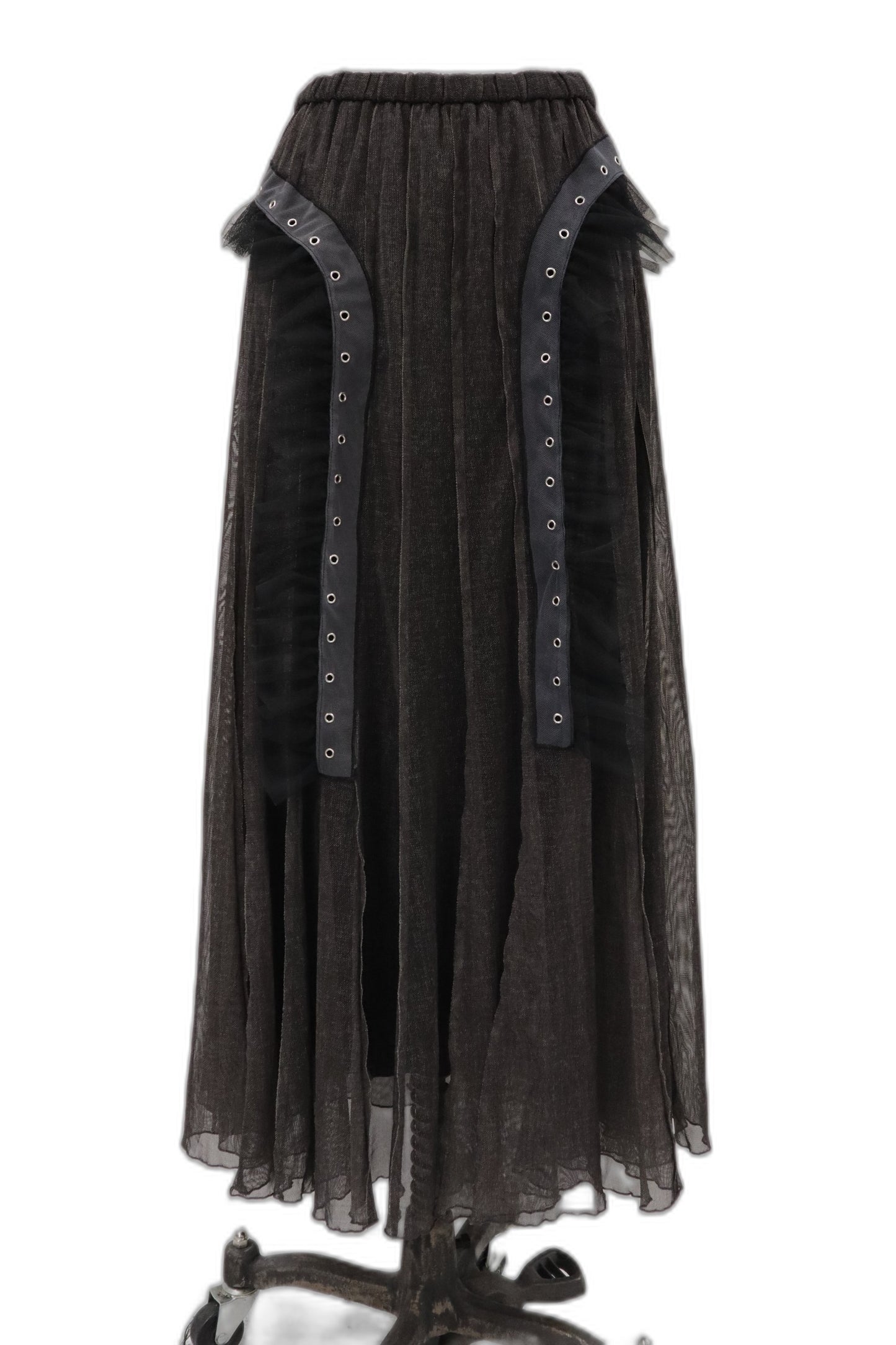 lace up skirt/RM-［2605-061］