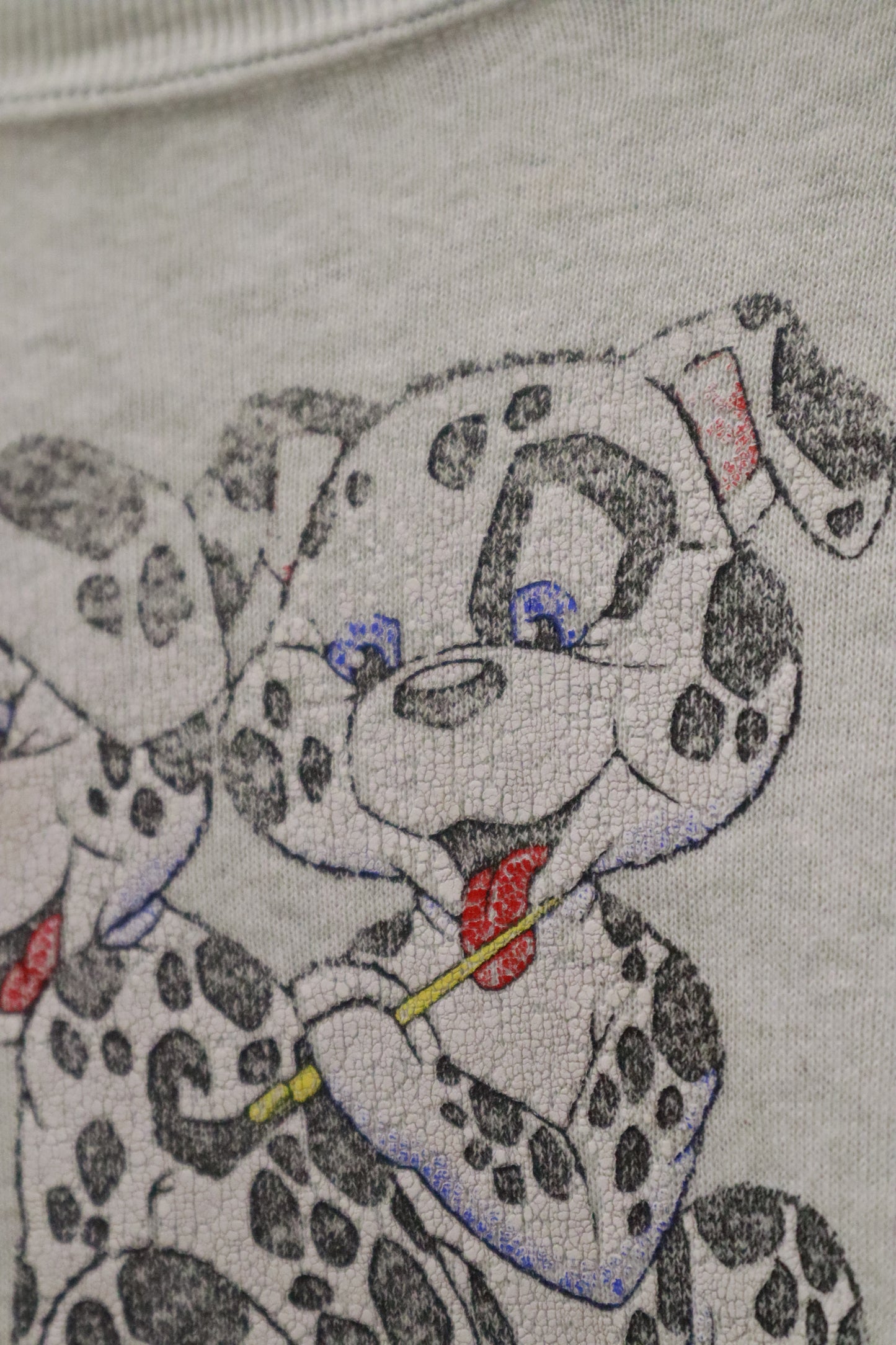 90's dog design sweat shirt / NV-［2601-049］