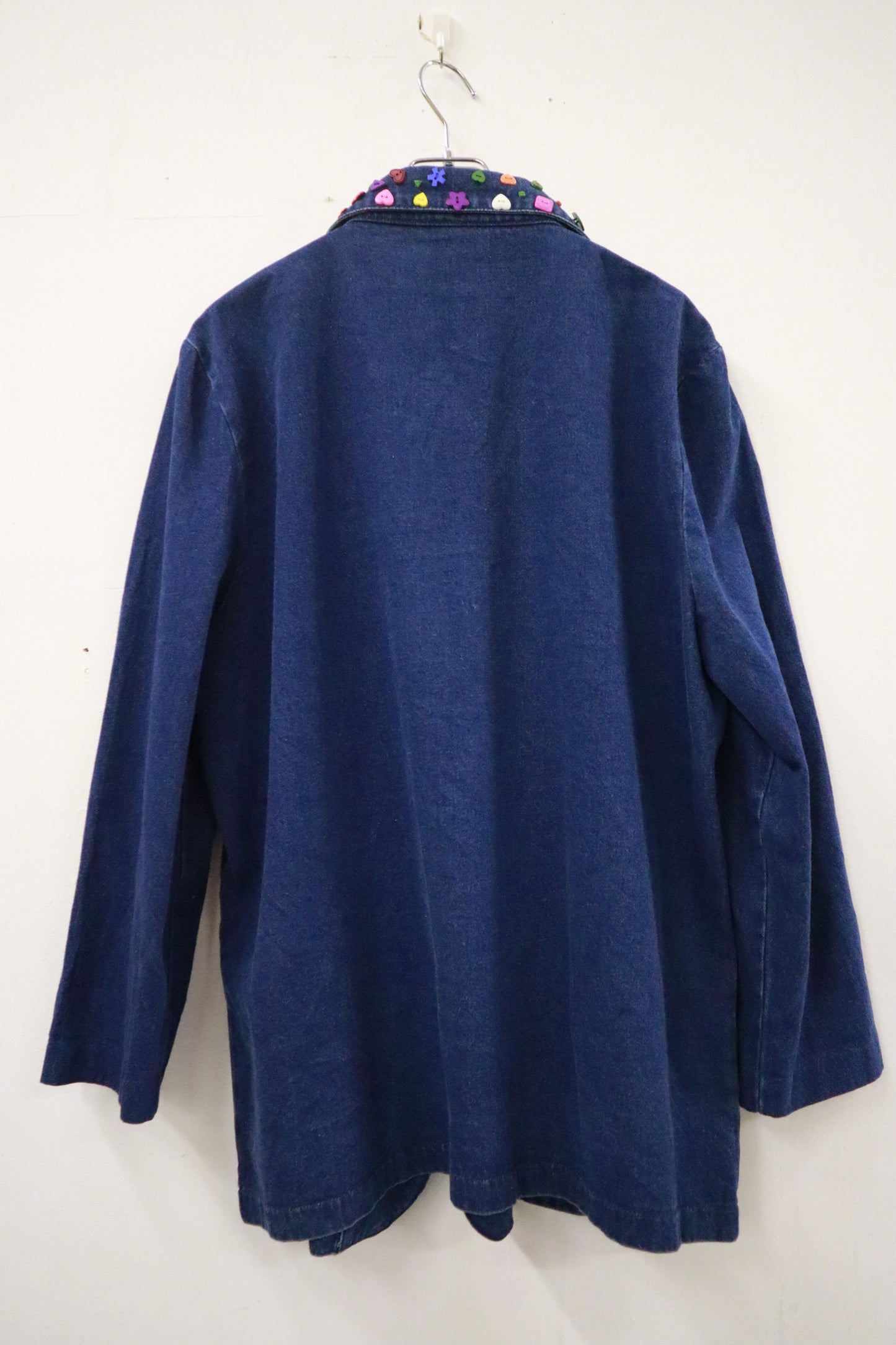 90's denim tailored jacket / NV-［2601-053］