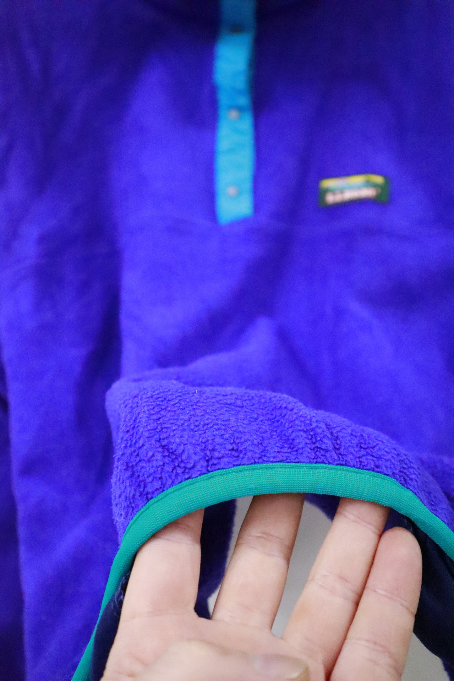 90's L.L.Bean fleece snap-T / NV-［2601-057］