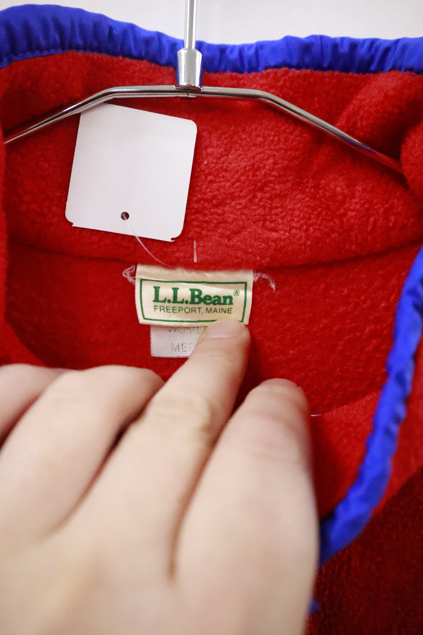 90's L.L.Bean fleece snap-T  / NV-［2601-058］