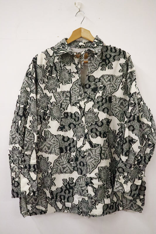botanical design pullover tops /  U-［2601-044］