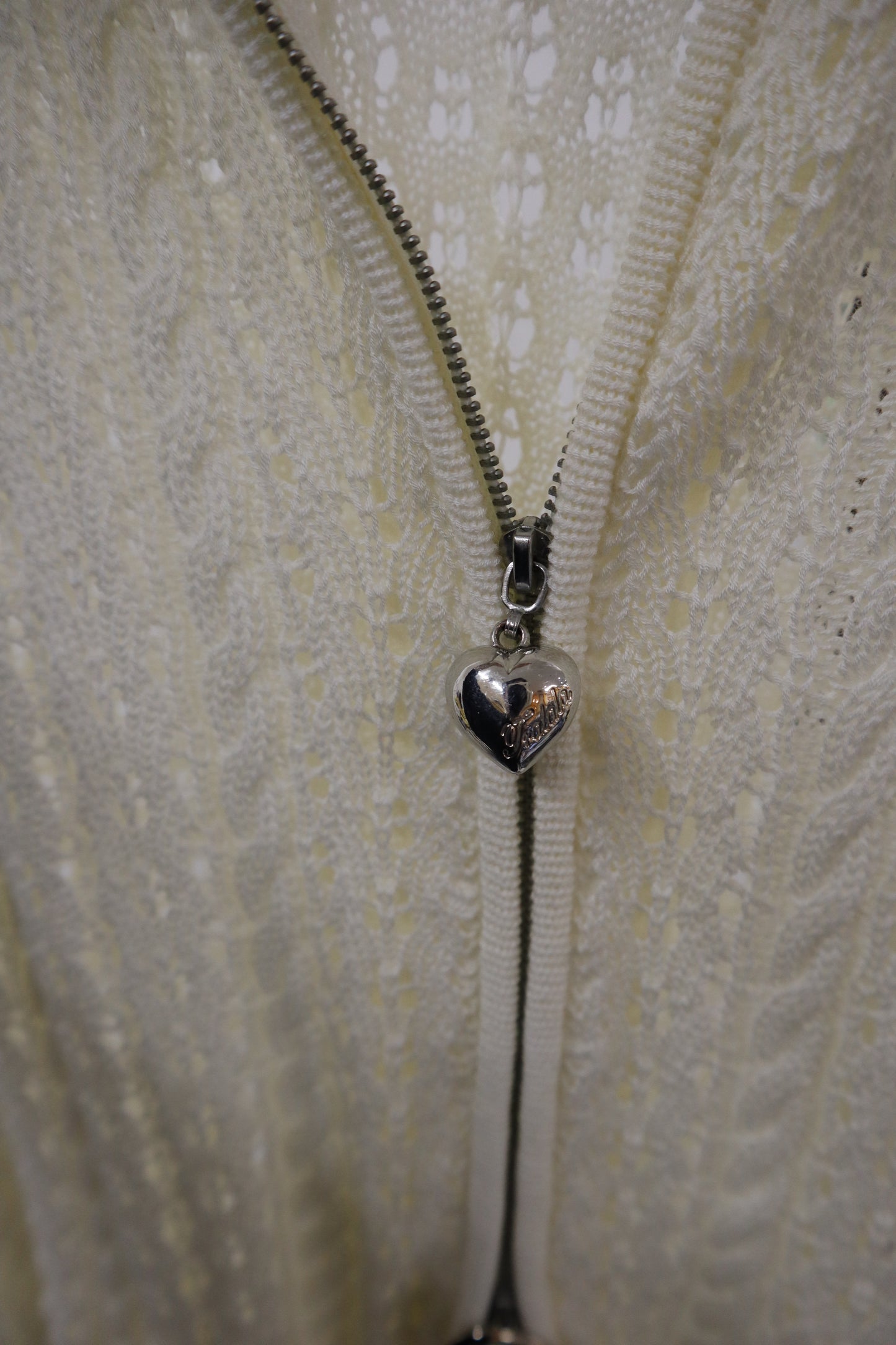 charm double zip cardigan /U-［2601-046］