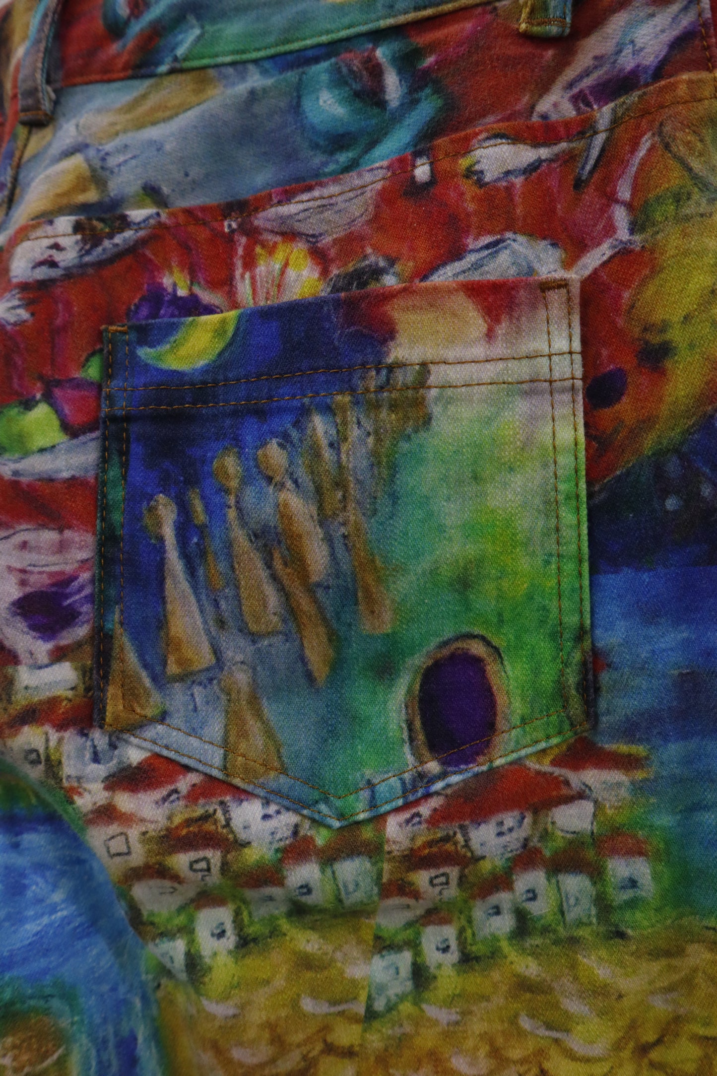 graphic pants/U-［2601-066］