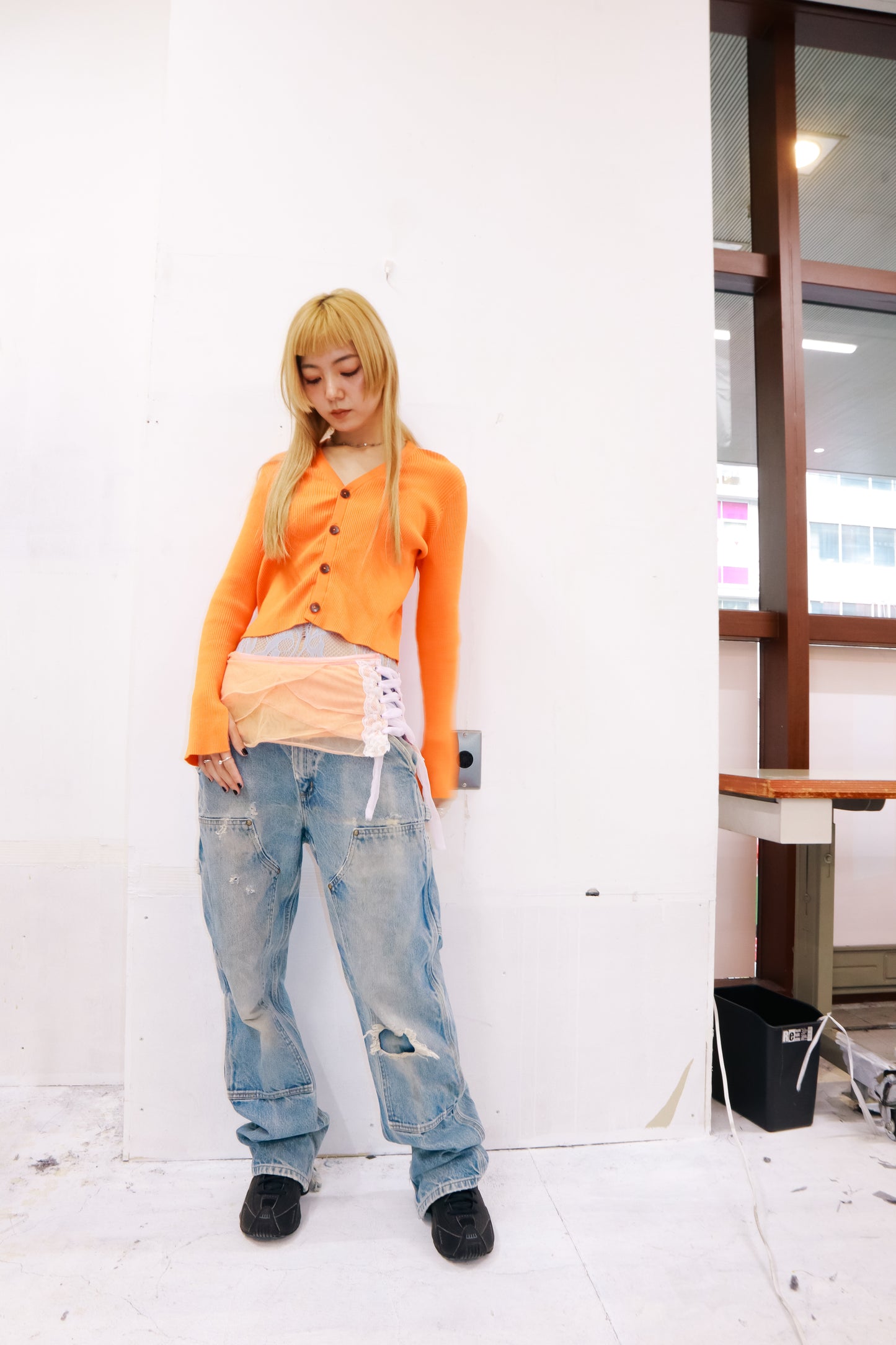 layered mini skirt/RM-［2511-034］