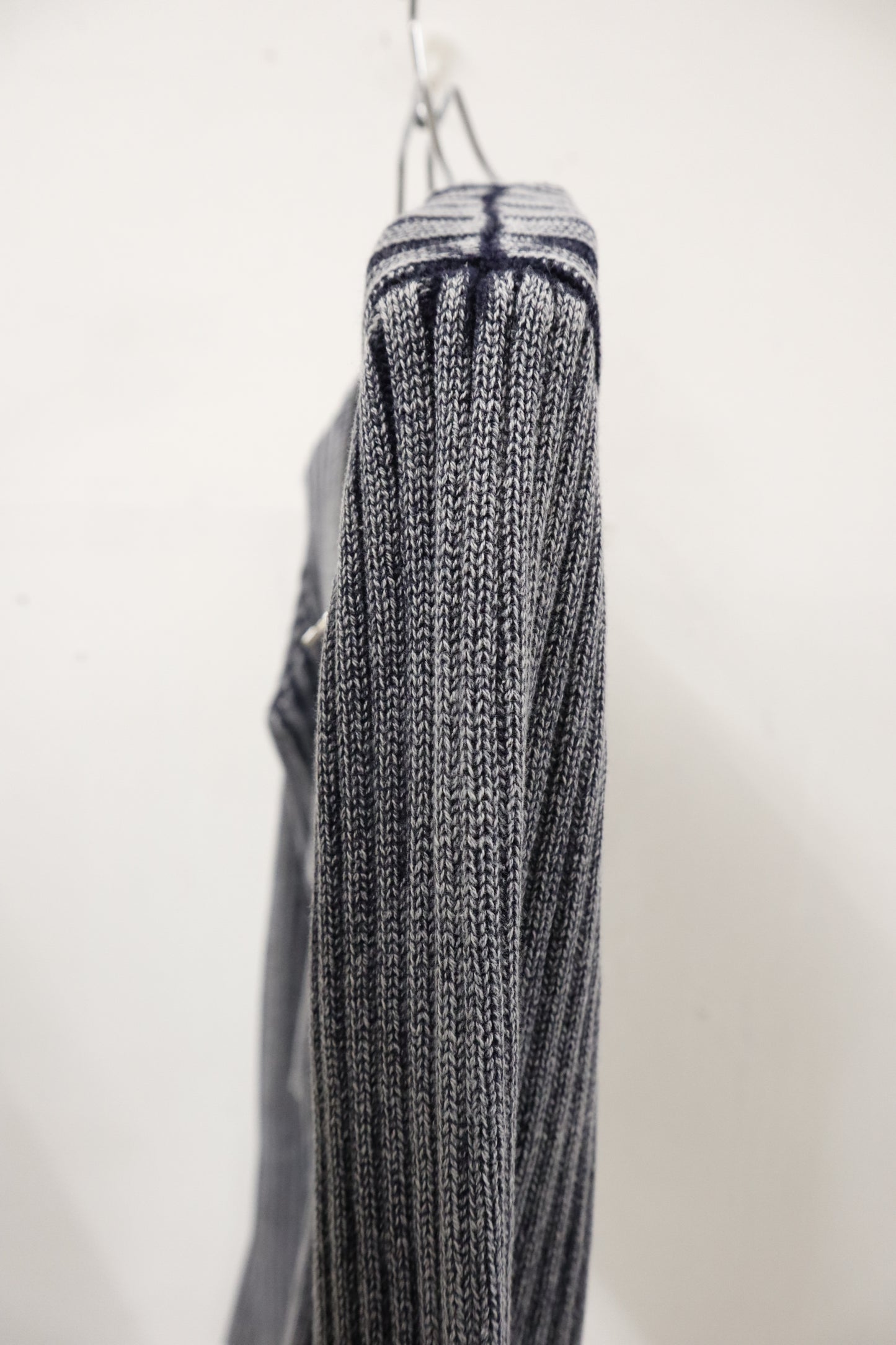 rib knit double ZIP/U-［2603-008］