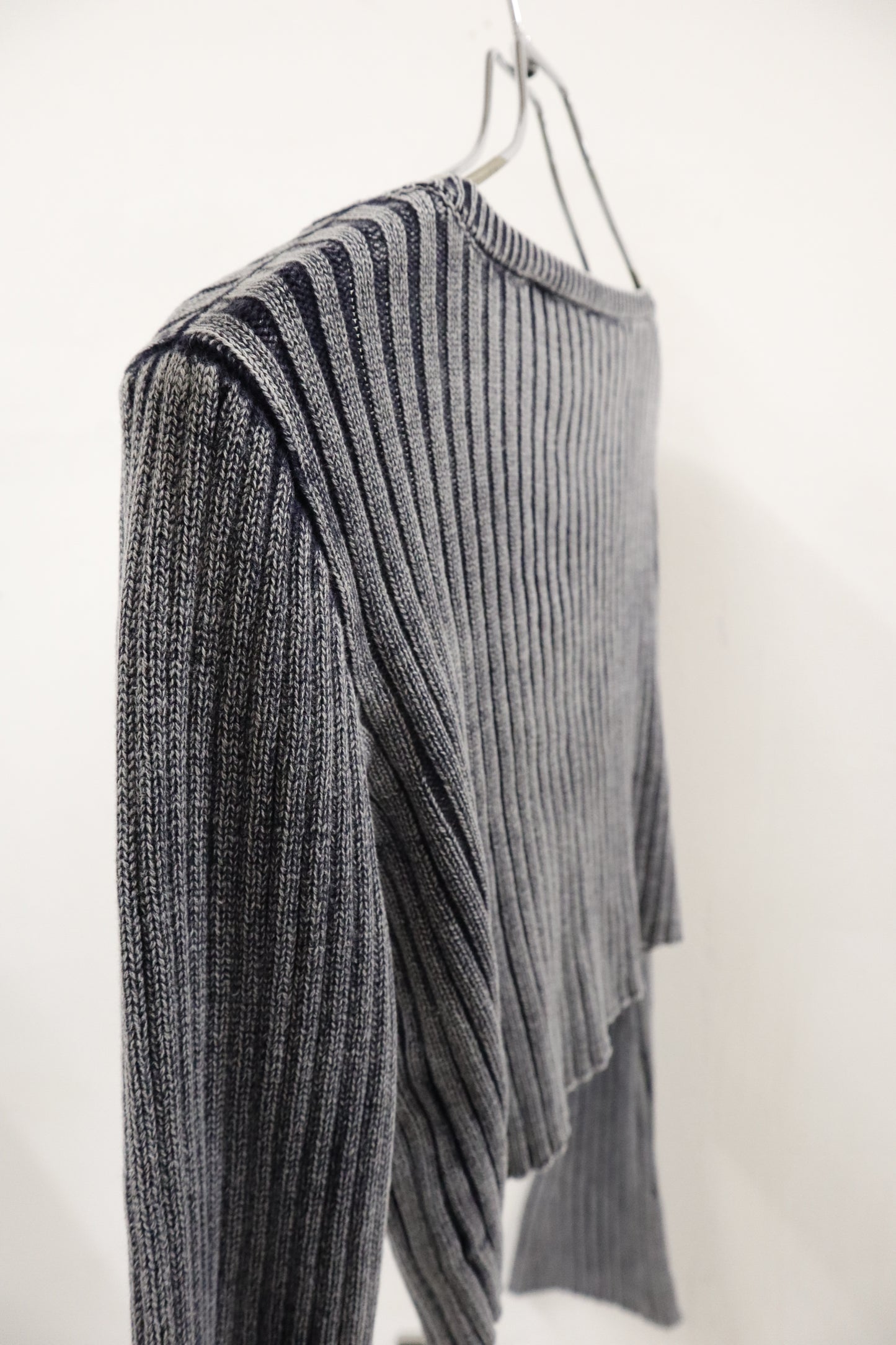 rib knit double ZIP/U-［2603-008］