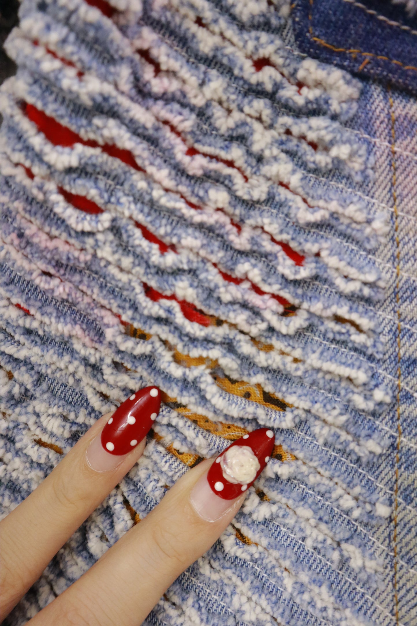 slash quilt jacket/RM-［2511-041］