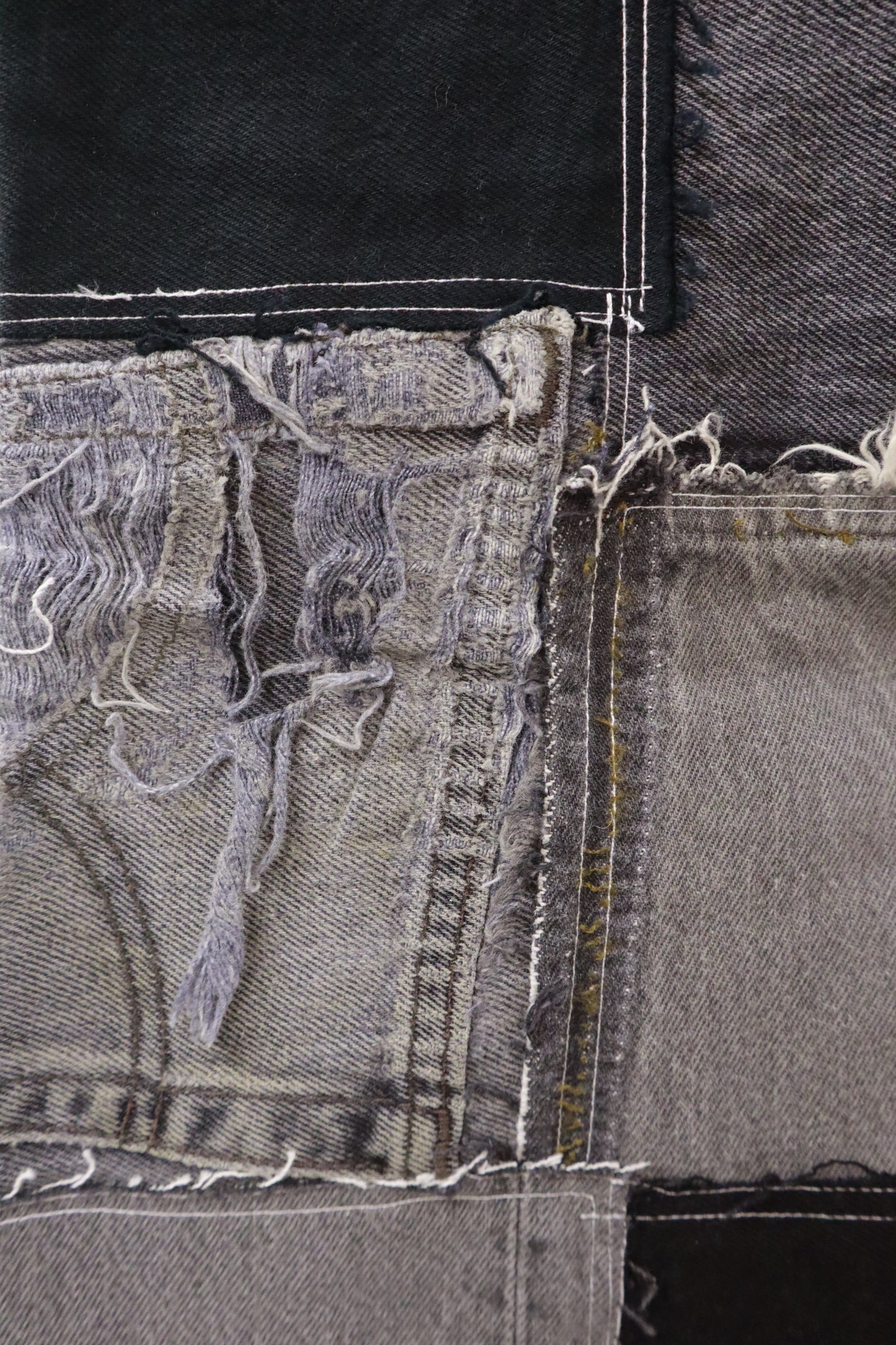 patchwork punk pants/RM-［2511-045］