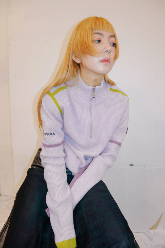 rib knit tops/U-［2511-014］