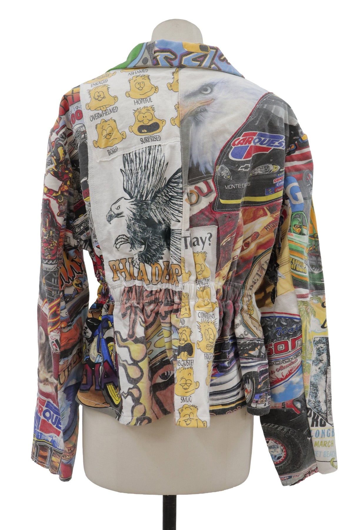 patchwork jacket/RM-［2608-095］
