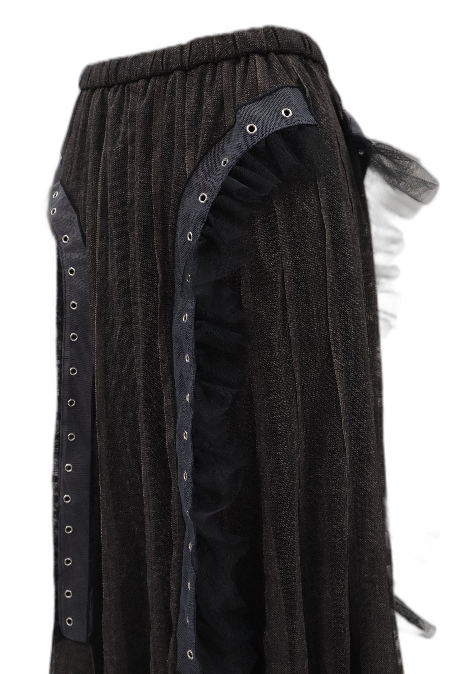 lace up skirt/RM-［2605-061］