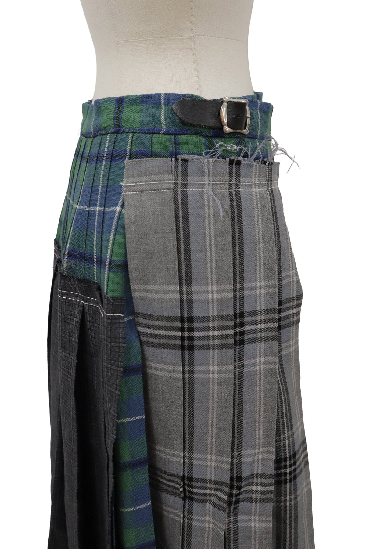 layered pleats skirt/RM-［2608-100］