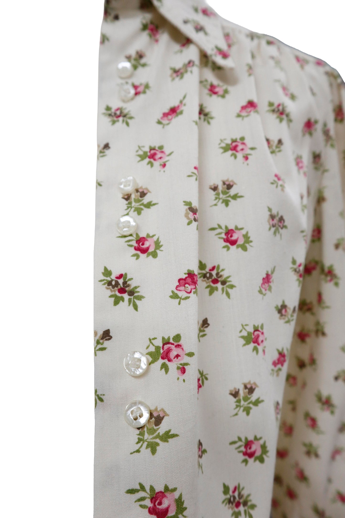 flower print shit/U-［2605-016］