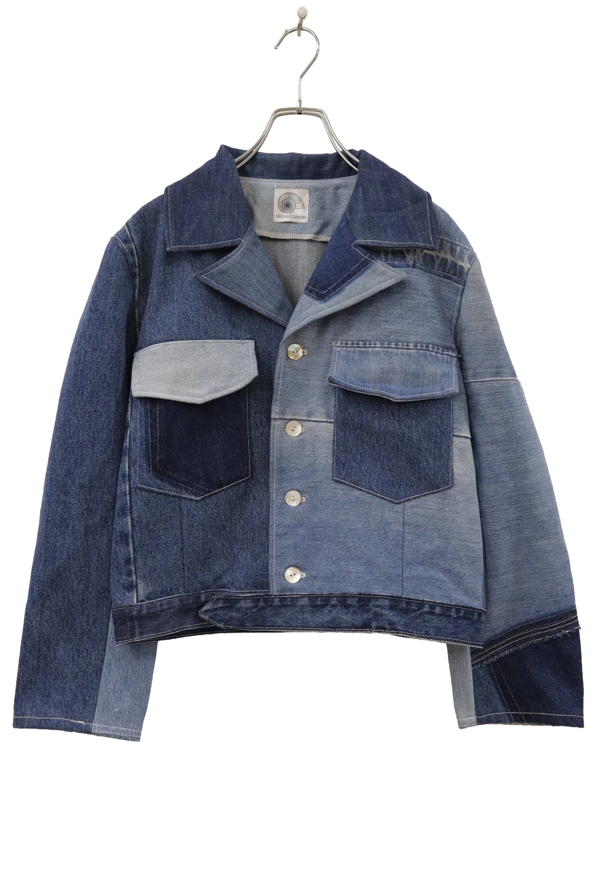 patchwork denim jacket/RM-［2608-097］
